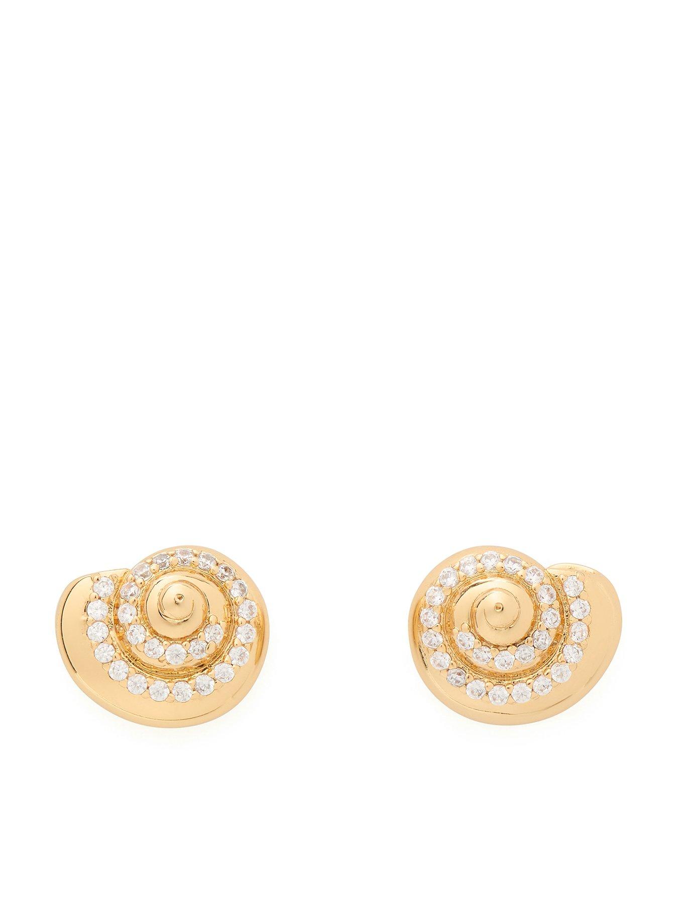 undefined Out Of Office Stud Earrings - Gold