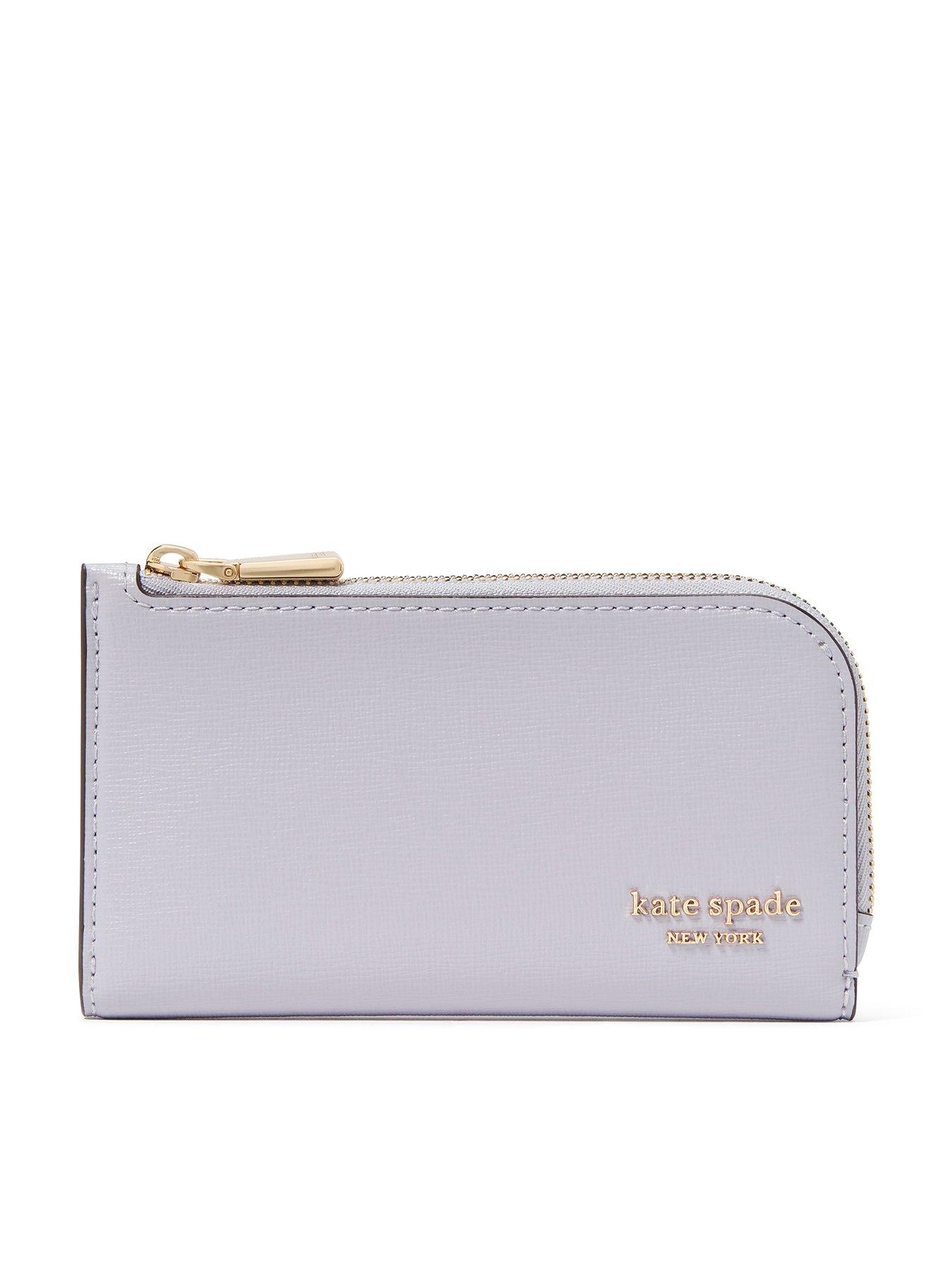 undefined Devin Saffiano Leather Small Slim Bifold Wallet - Light Purple