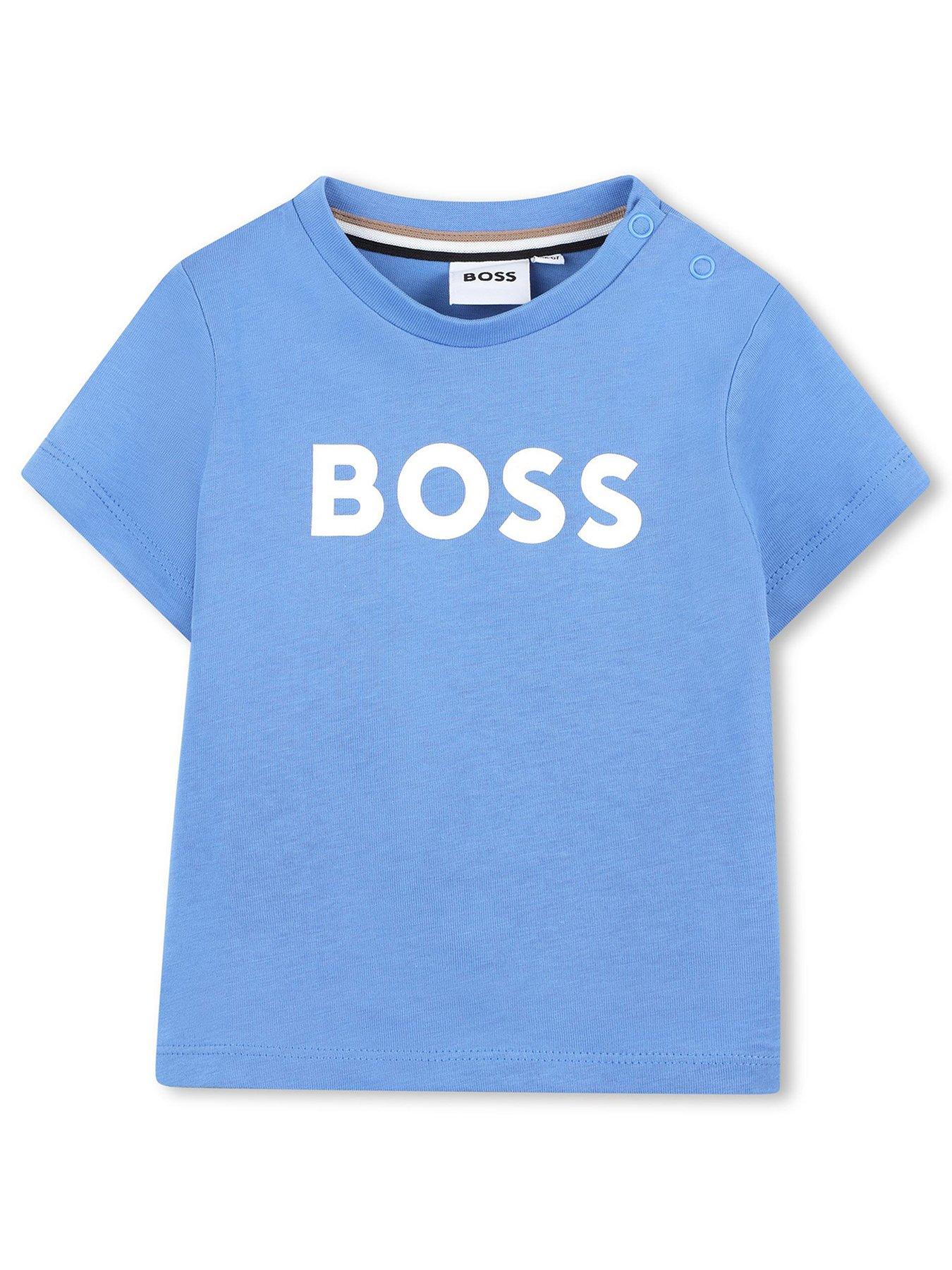 undefined Baby Boys Logo Short Sleeve T-Shirt - Blue