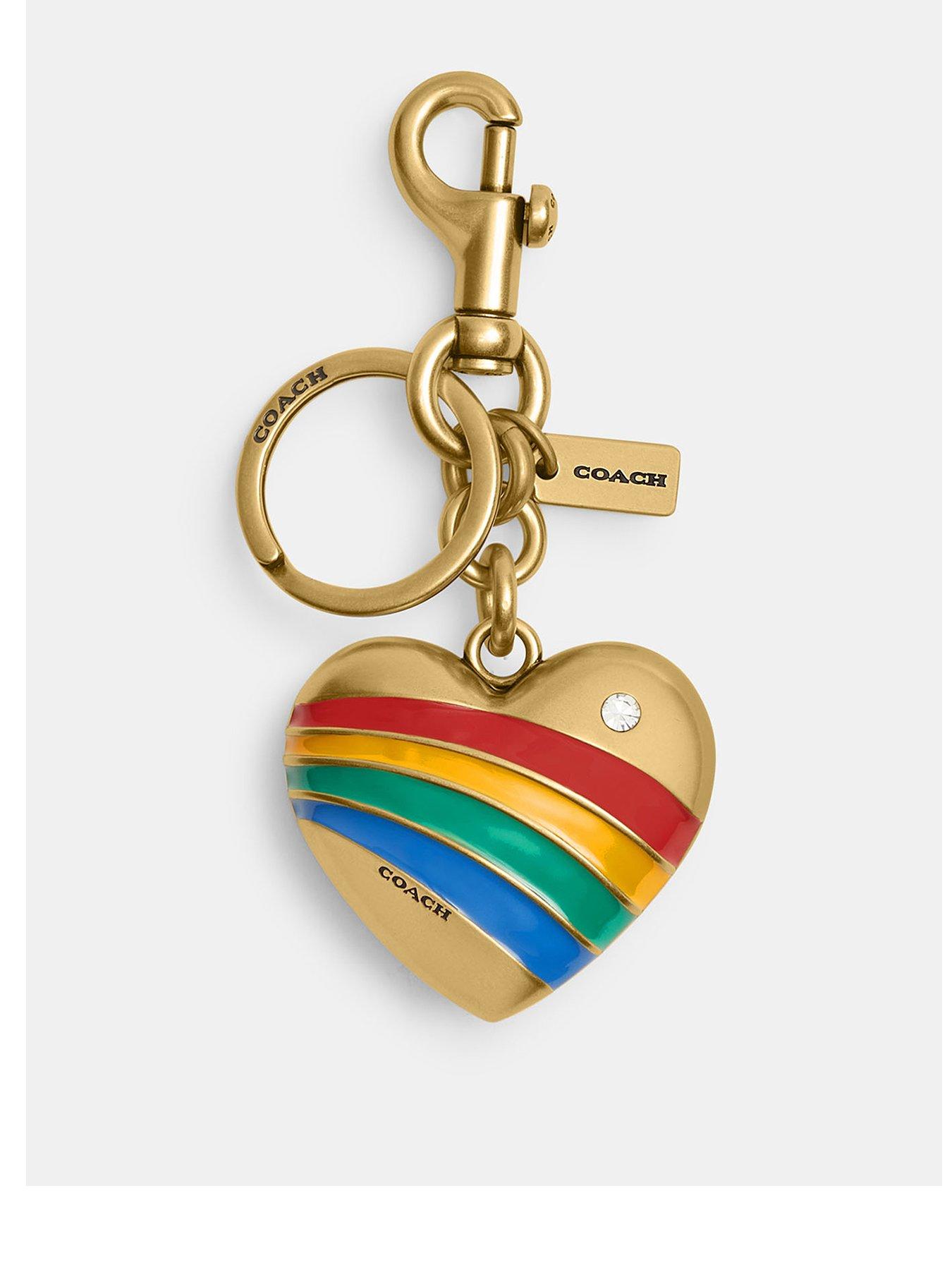 undefined Metal Heart Bag Charm