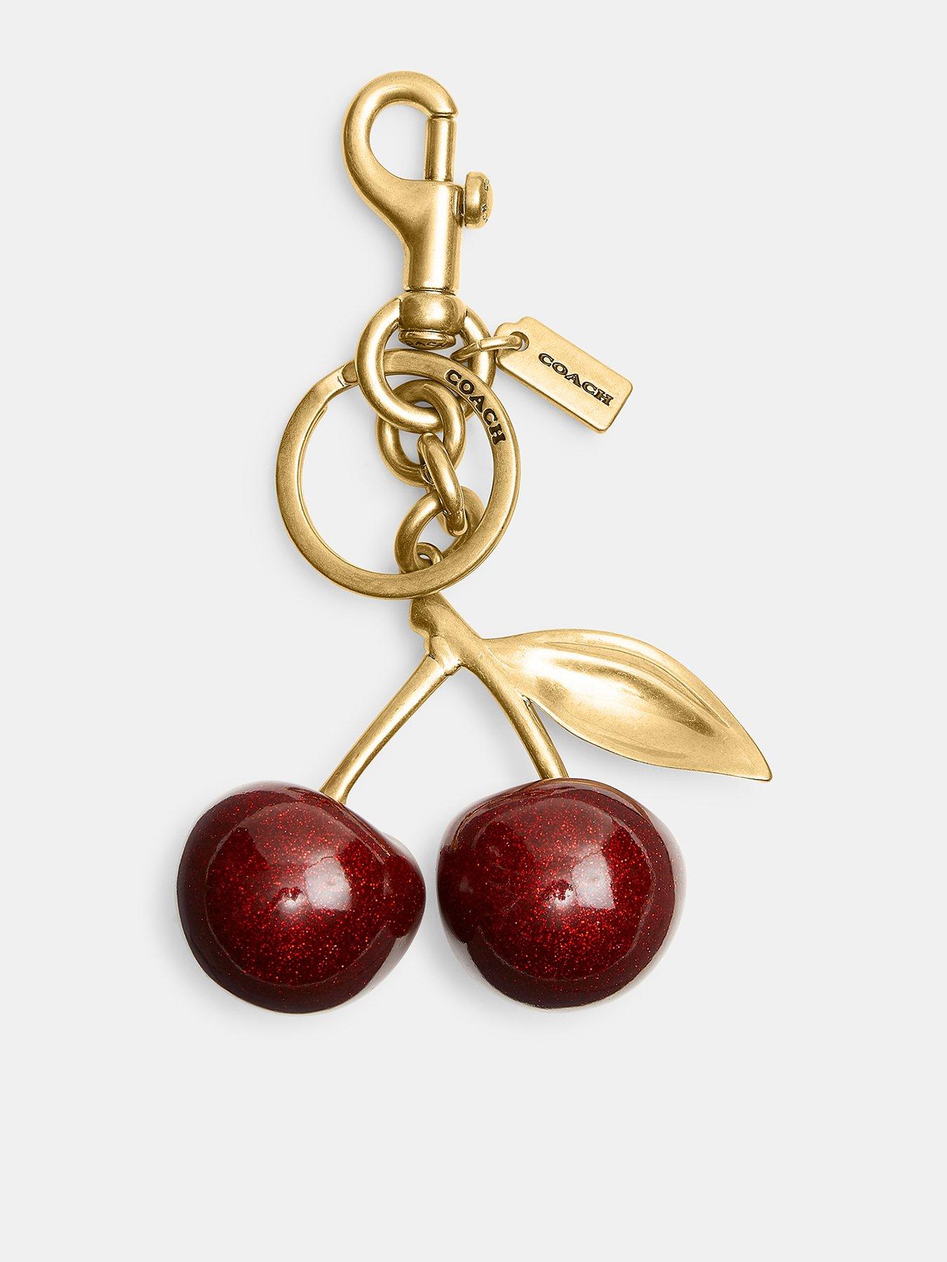 undefined Resin Cherry Bag Charm