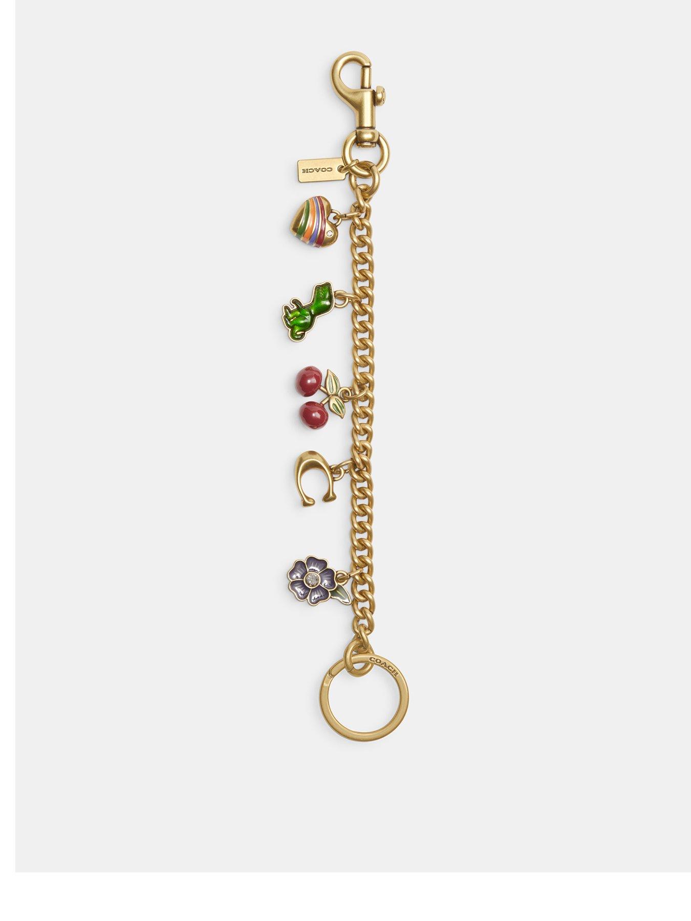Image 1 of 3 of COACH Motif Chain Bag Charm - Multi