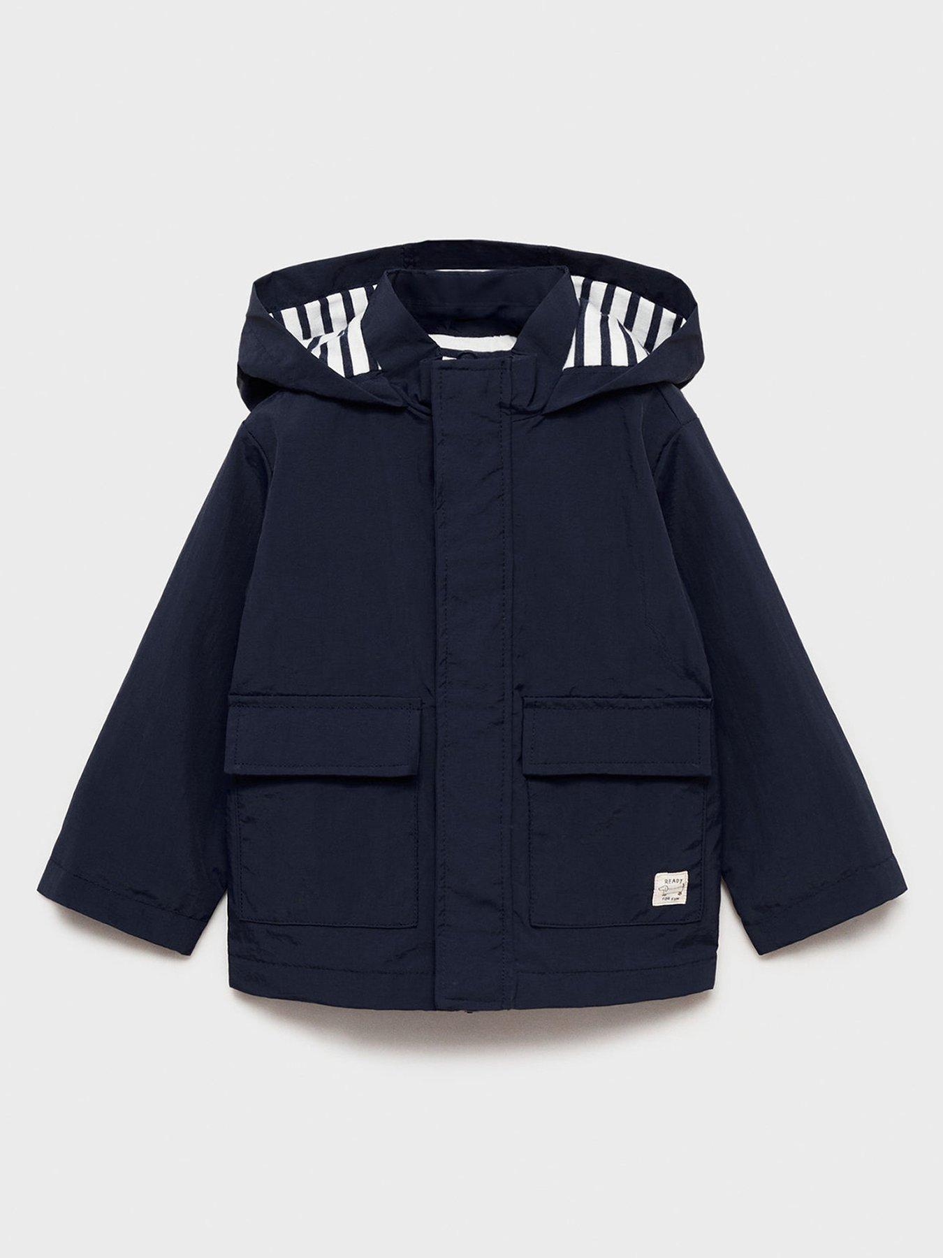 undefined Younger Boys Hooded Jacket - Navy