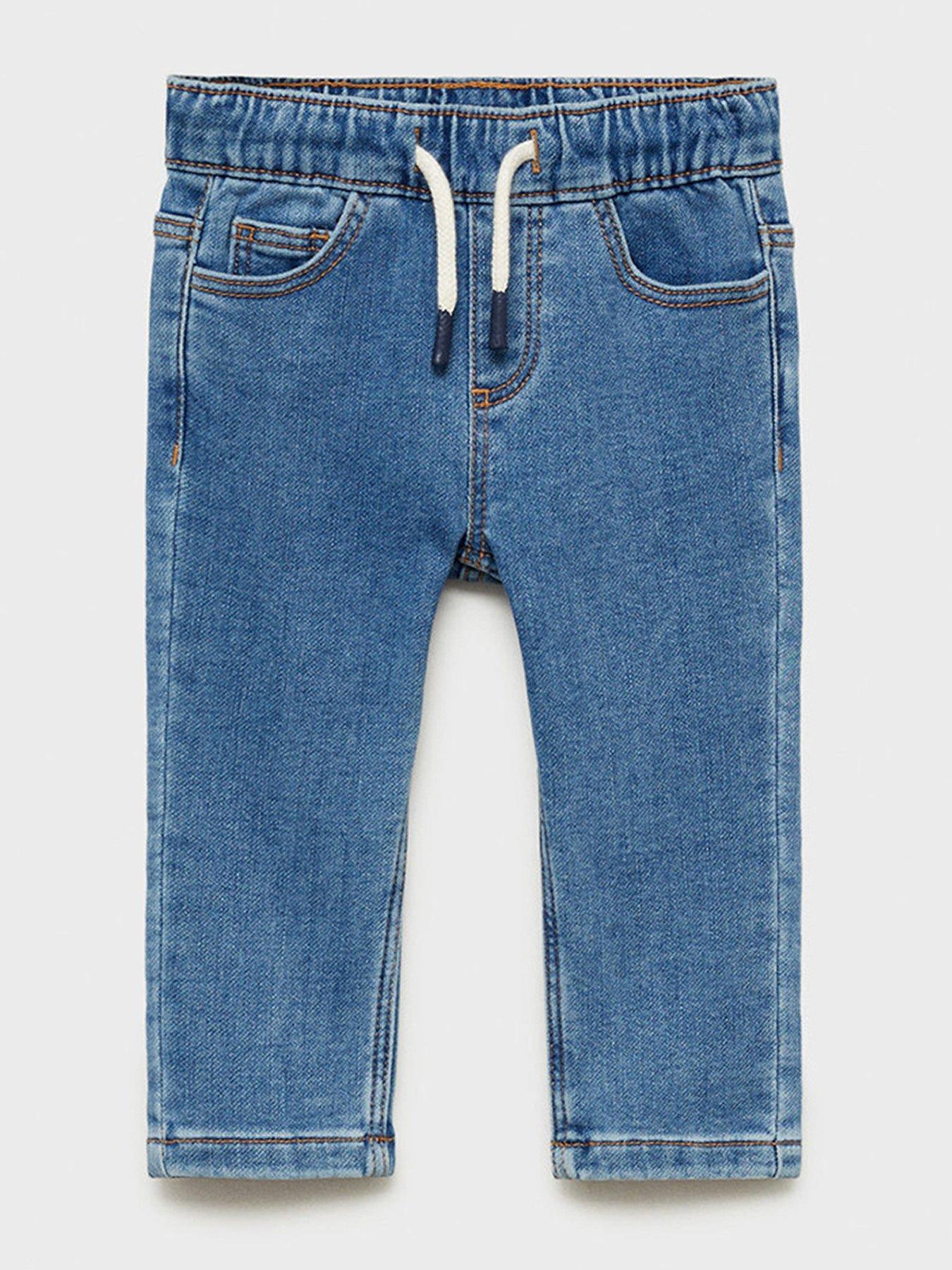 undefined Younger Boys Elasticated Waist Jeans - Blue