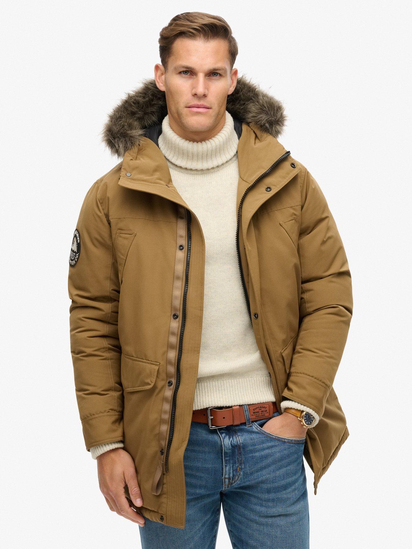 Superdry Men's Brown Synthetic Fur Parka Everest - Image 2