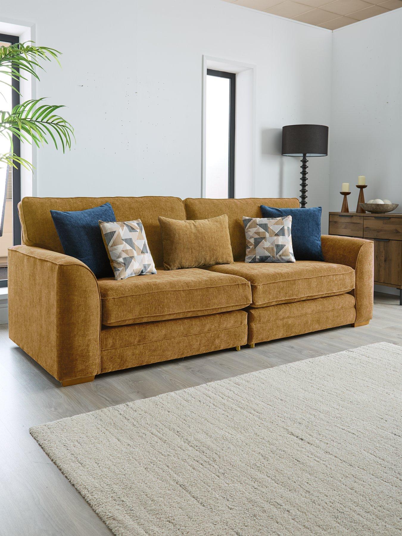The Very Collection Kaluna Fabric 4 Seater Sofa - Made to order in the UK