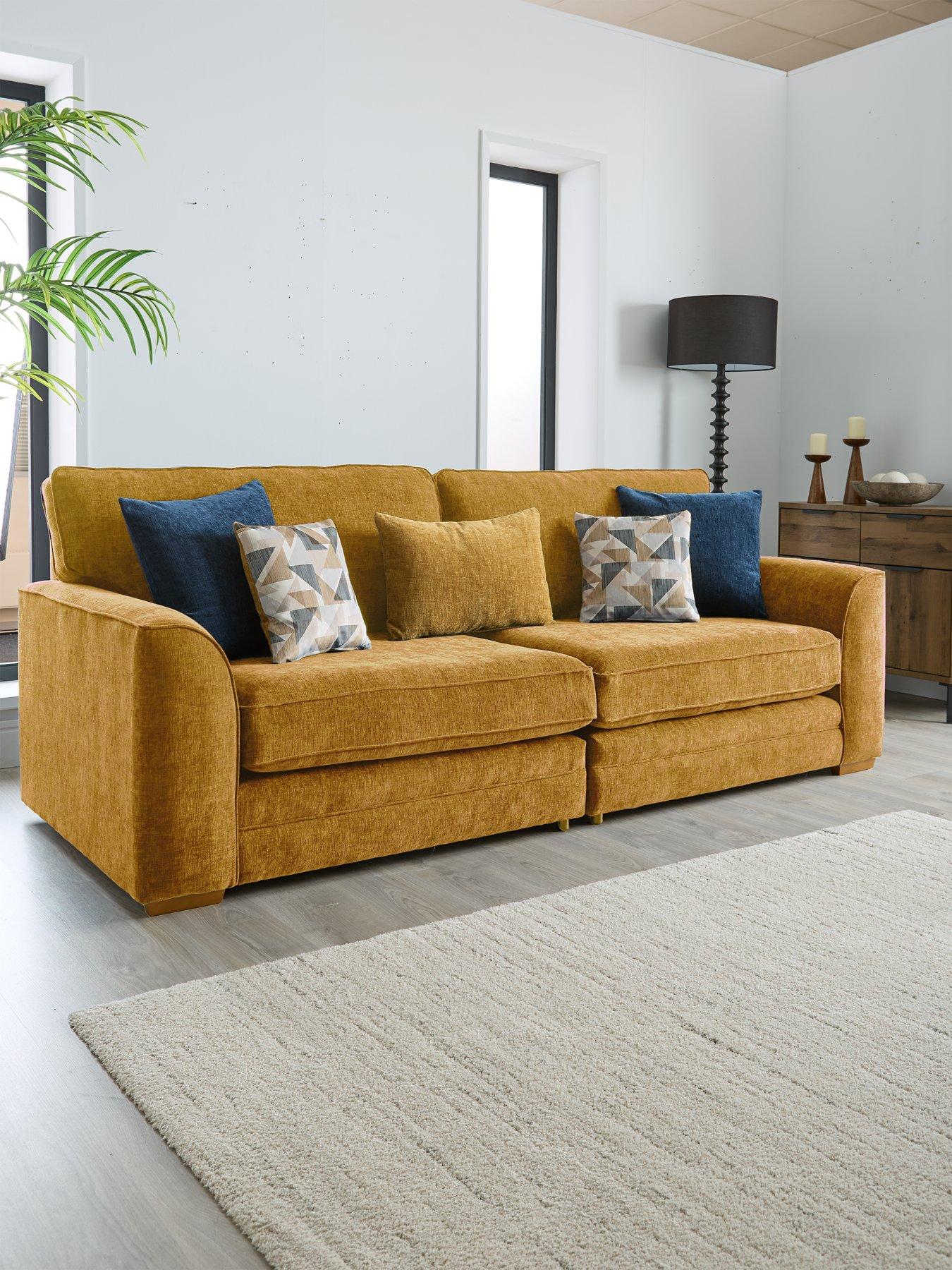 undefined Kaluna Fabric 4 Seater Sofa