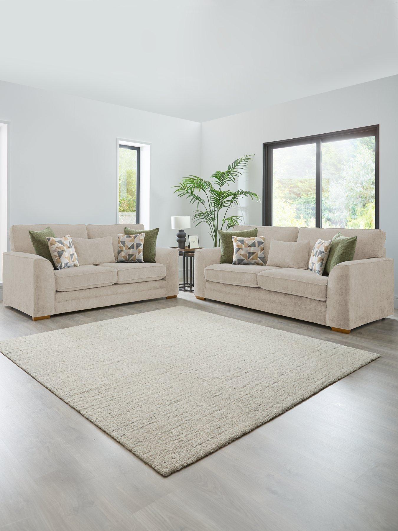 The Very Collection Kaluna Fabric 3 + 2 Seater Sofa Set (Buy  &  SAVE!) - Made to order in the UK