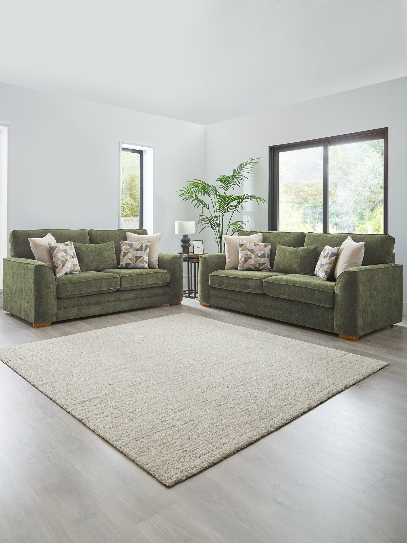undefined Kaluna Fabric 3 + 2 Seater Sofa Set (Buy  &  SAVE!)