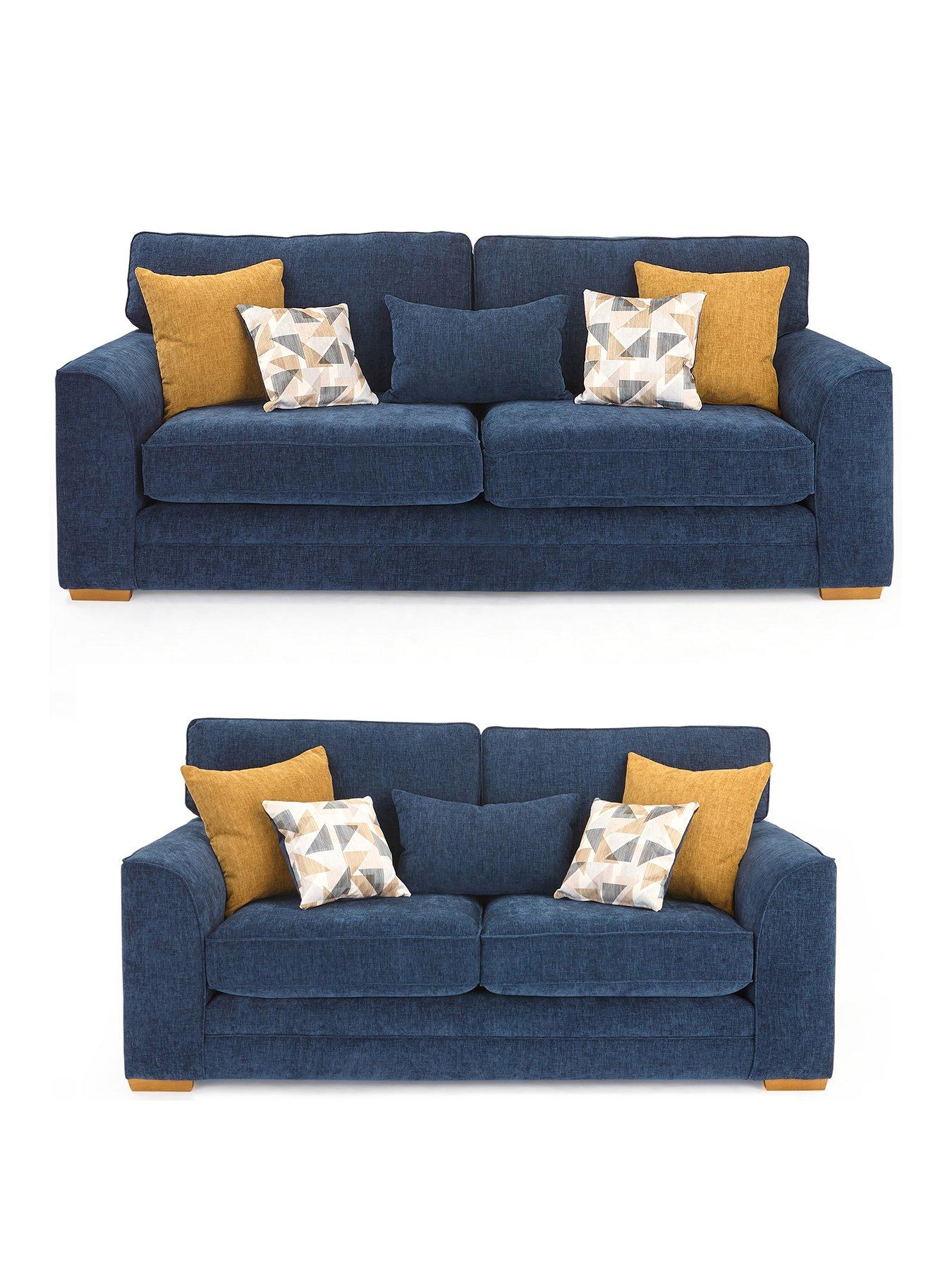 Image 2 of 6 of Very Home Kaluna Fabric 3 + 2 Seater Sofa Set (Buy &amp; SAVE!)&nbsp;- Made to order in the UK
