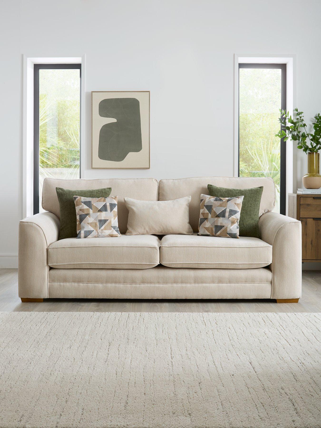 The Very Collection: Kaluna Fabric 3 Seater Sofa - Made to order in the UK