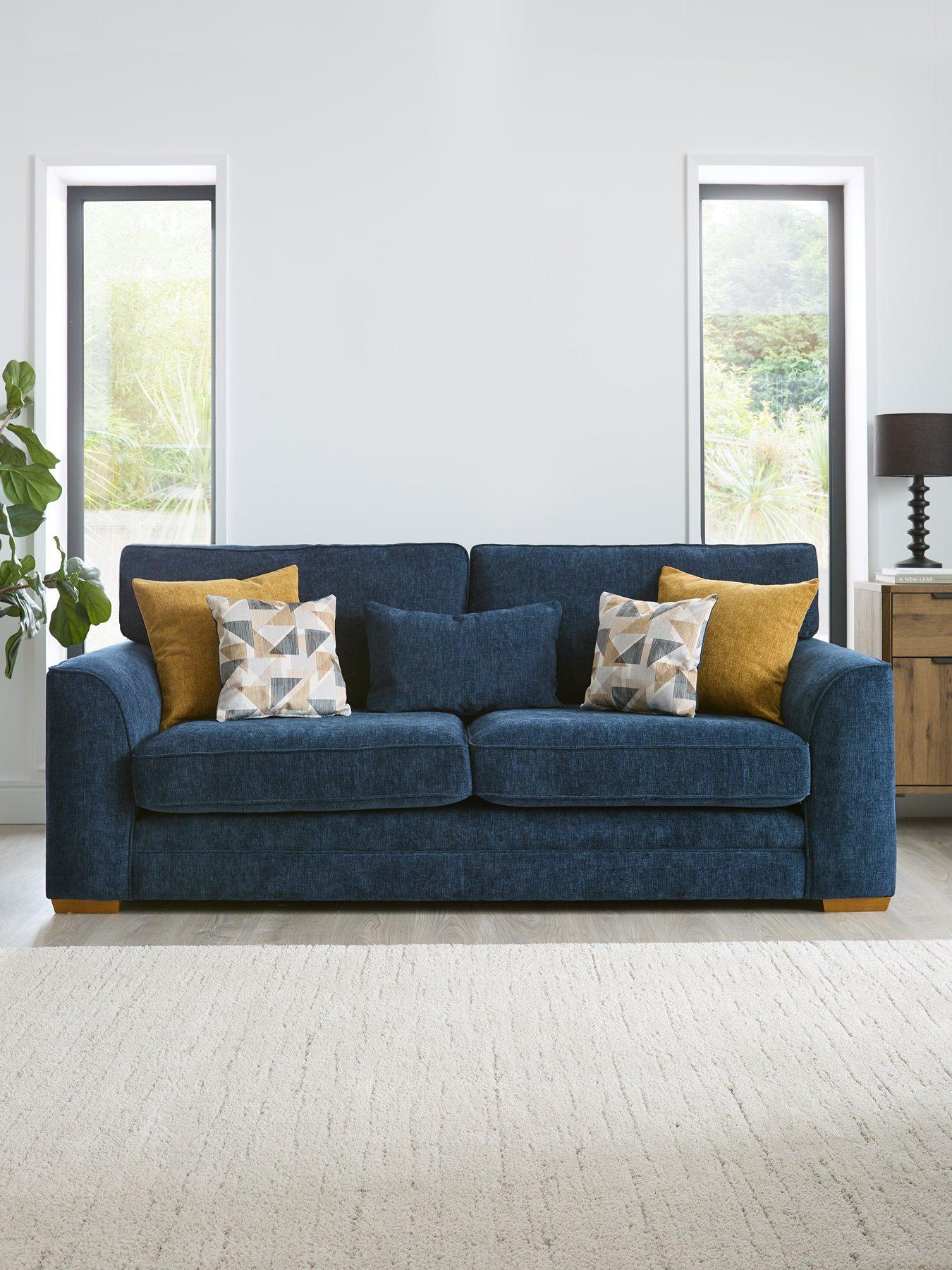 undefined Kaluna Fabric 3 Seater Sofa