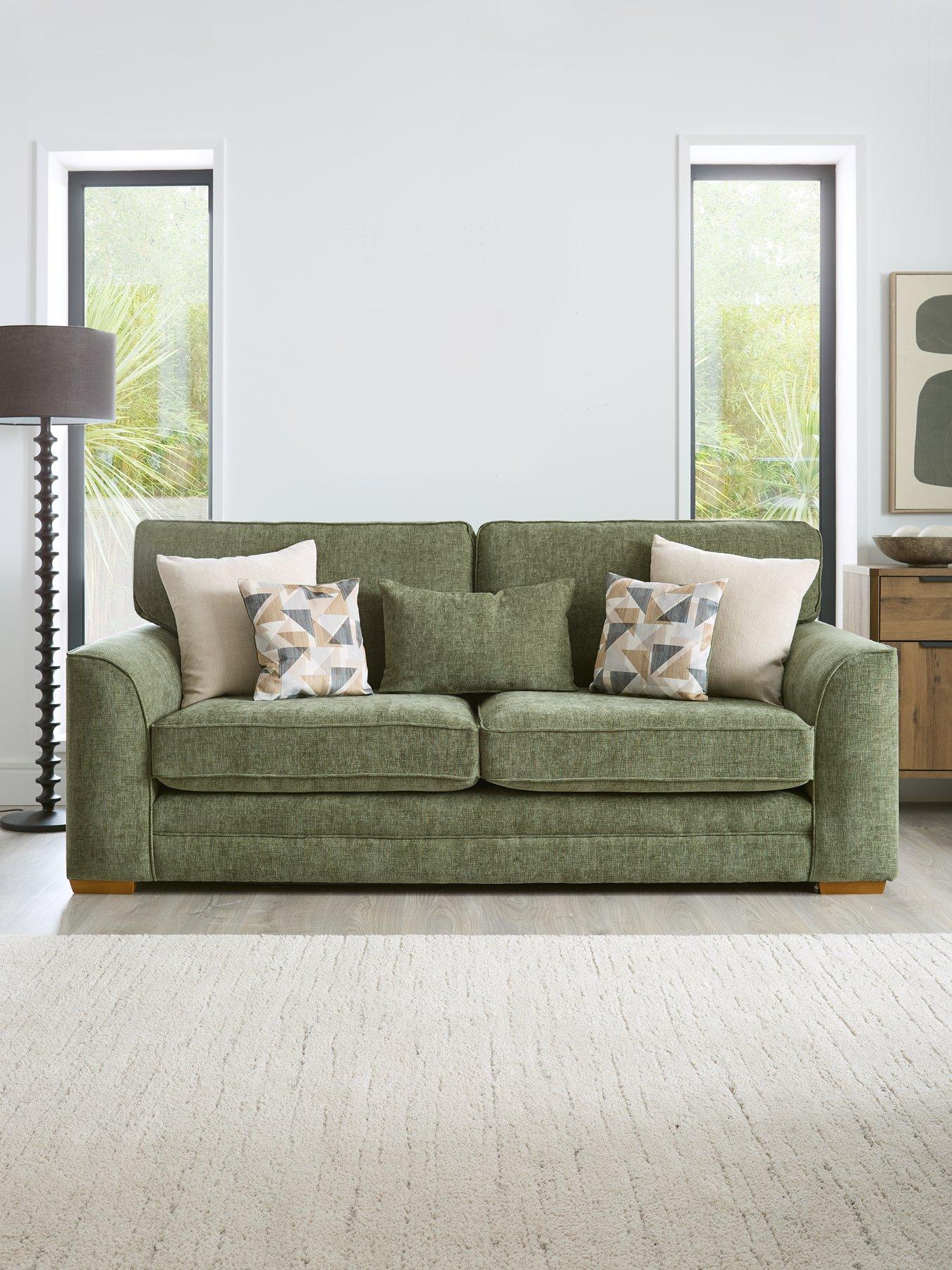 undefined Kaluna Fabric 3 Seater Sofa