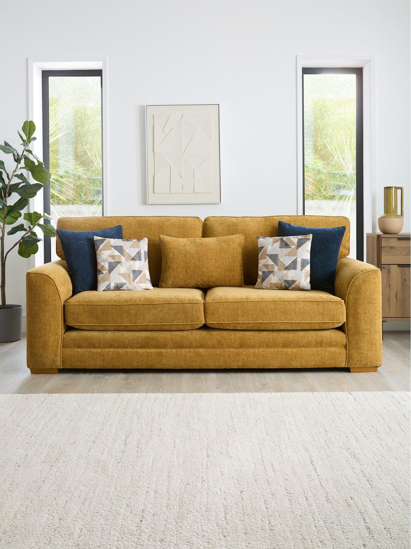 undefined Kaluna Fabric 3 Seater Sofa