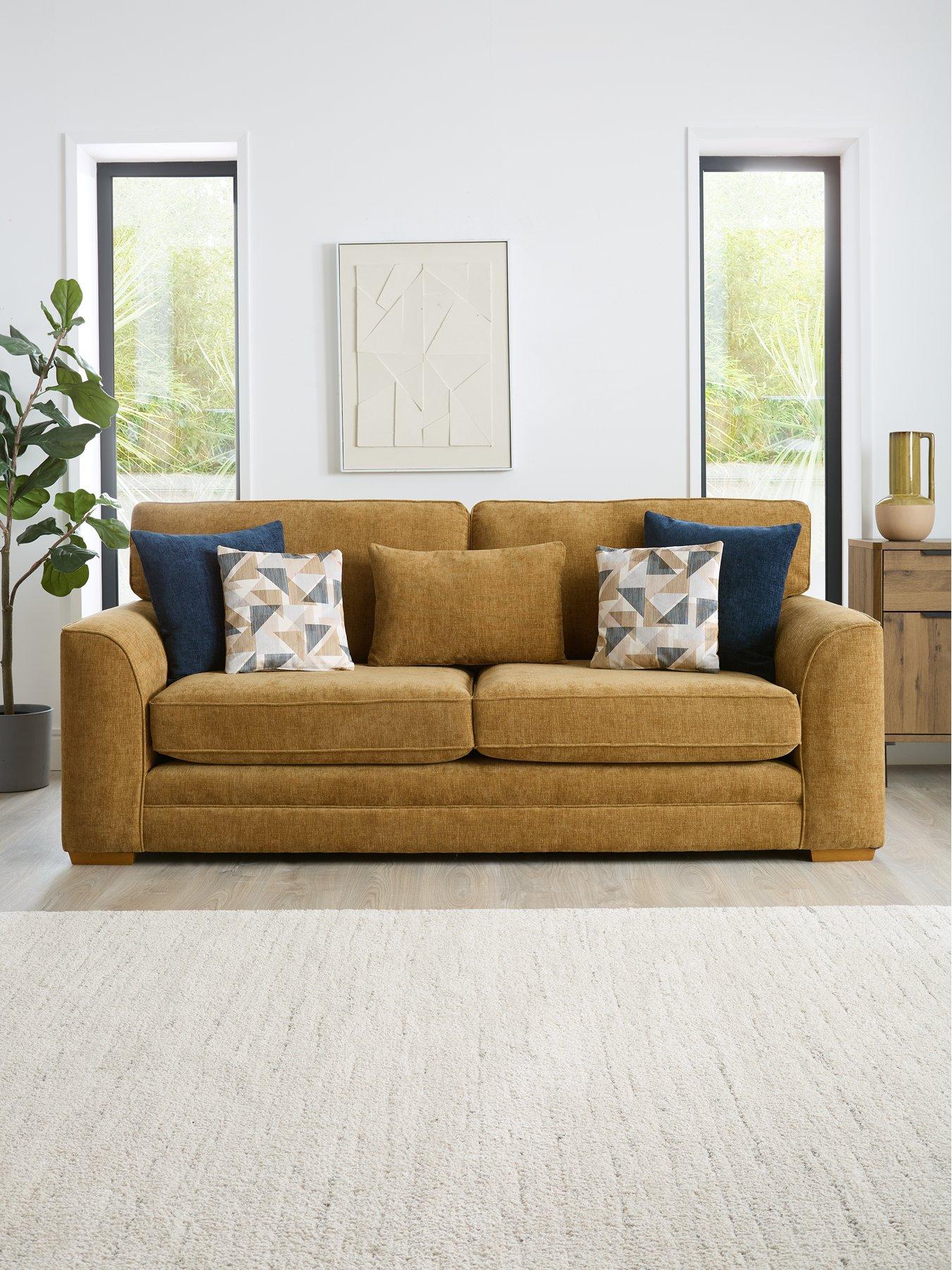 The Very Collection Kaluna Fabric 3 Seater Sofa - Made to order in the UK