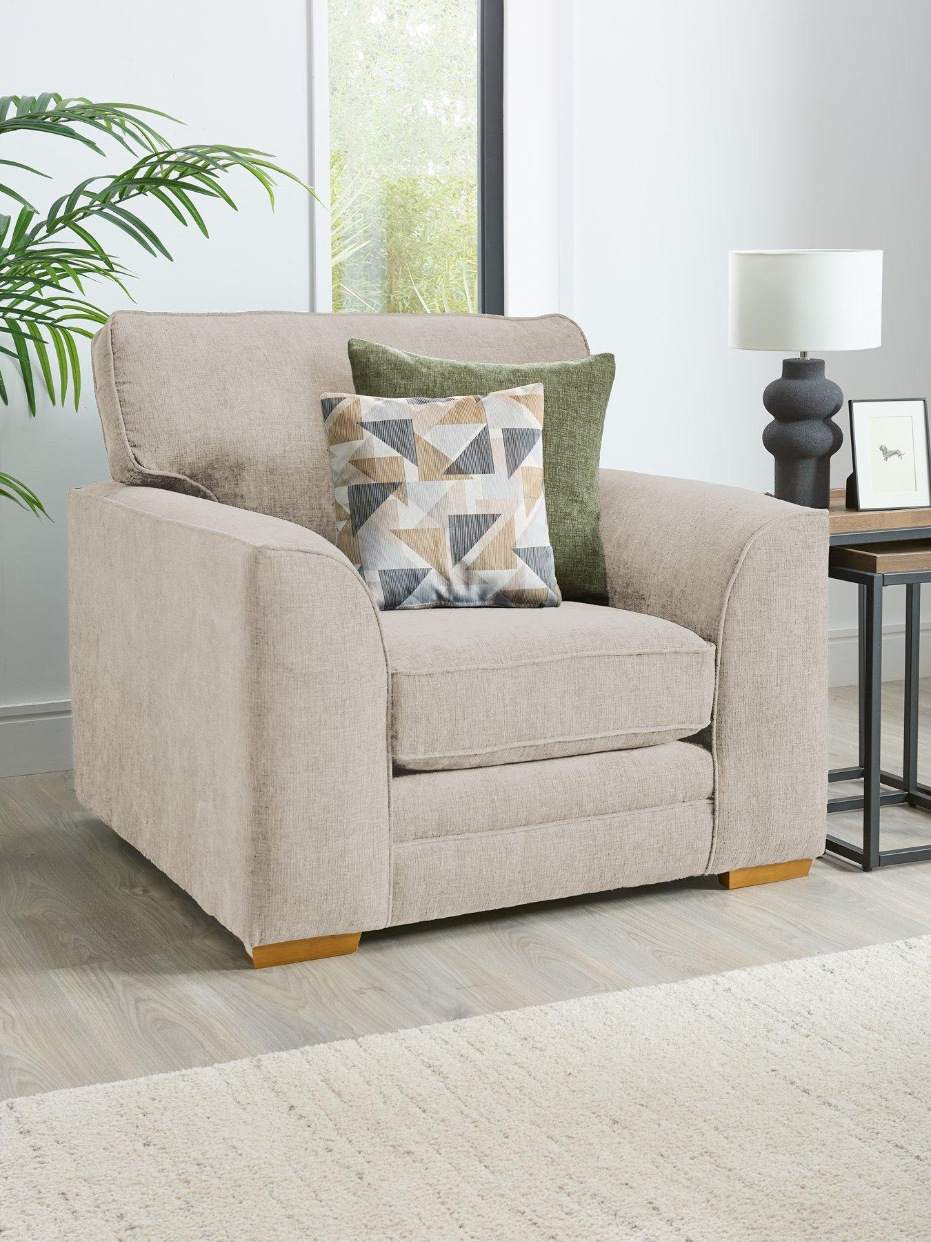 The Very Collection: Kaluna Fabric Armchair - Made to order in the UK