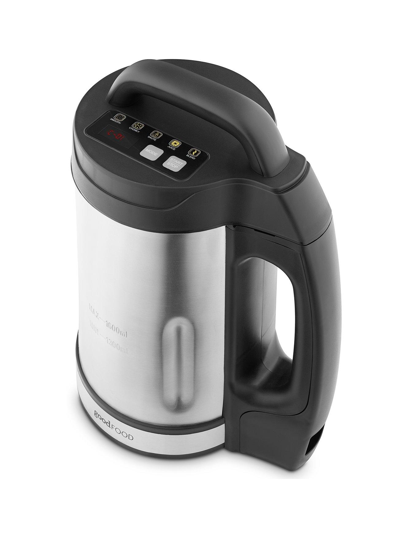 undefined GF12069 1.6L Soup Maker with Saute Function - Black and Stainless Steel
