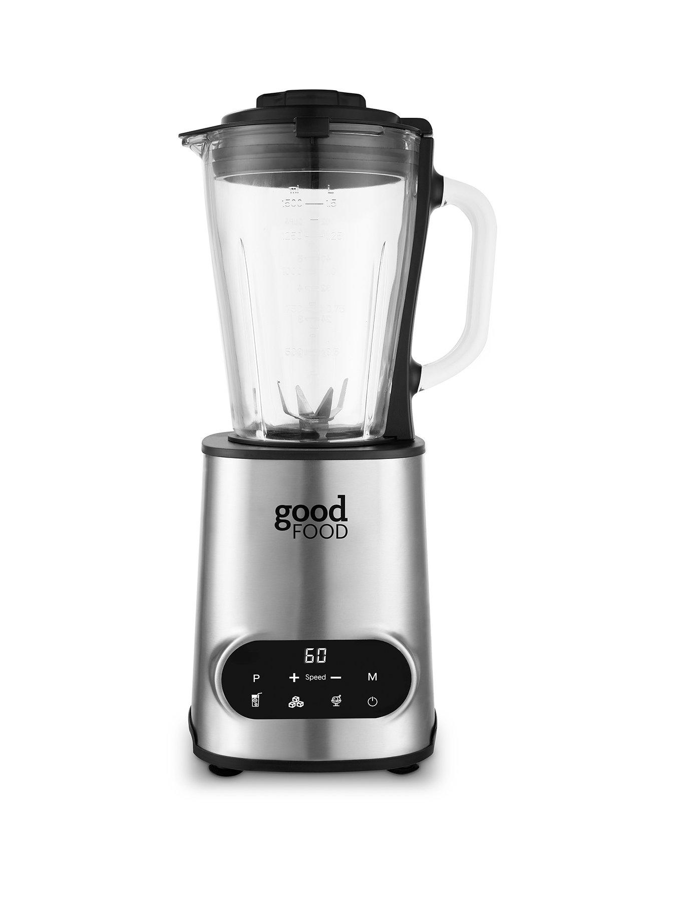 Good Food by Tower GF12013 Digital Jug Blender, 1.5L, 1200W - Stainless Steel