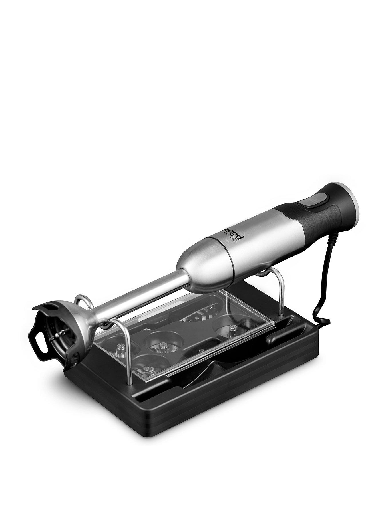 Image 1 of 7 of Good Food by Tower GF12012 5-in-1 Digital Hand Blender with Stand -&nbsp;Stainless Steel