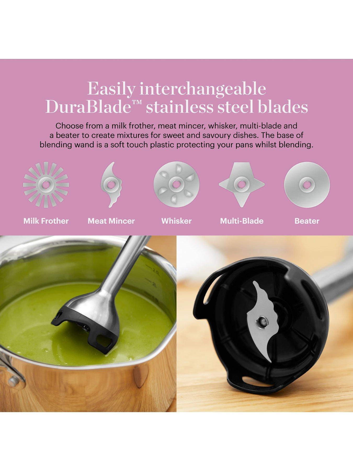 Image 4 of 7 of Good Food by Tower GF12012 5-in-1 Digital Hand Blender with Stand -&nbsp;Stainless Steel