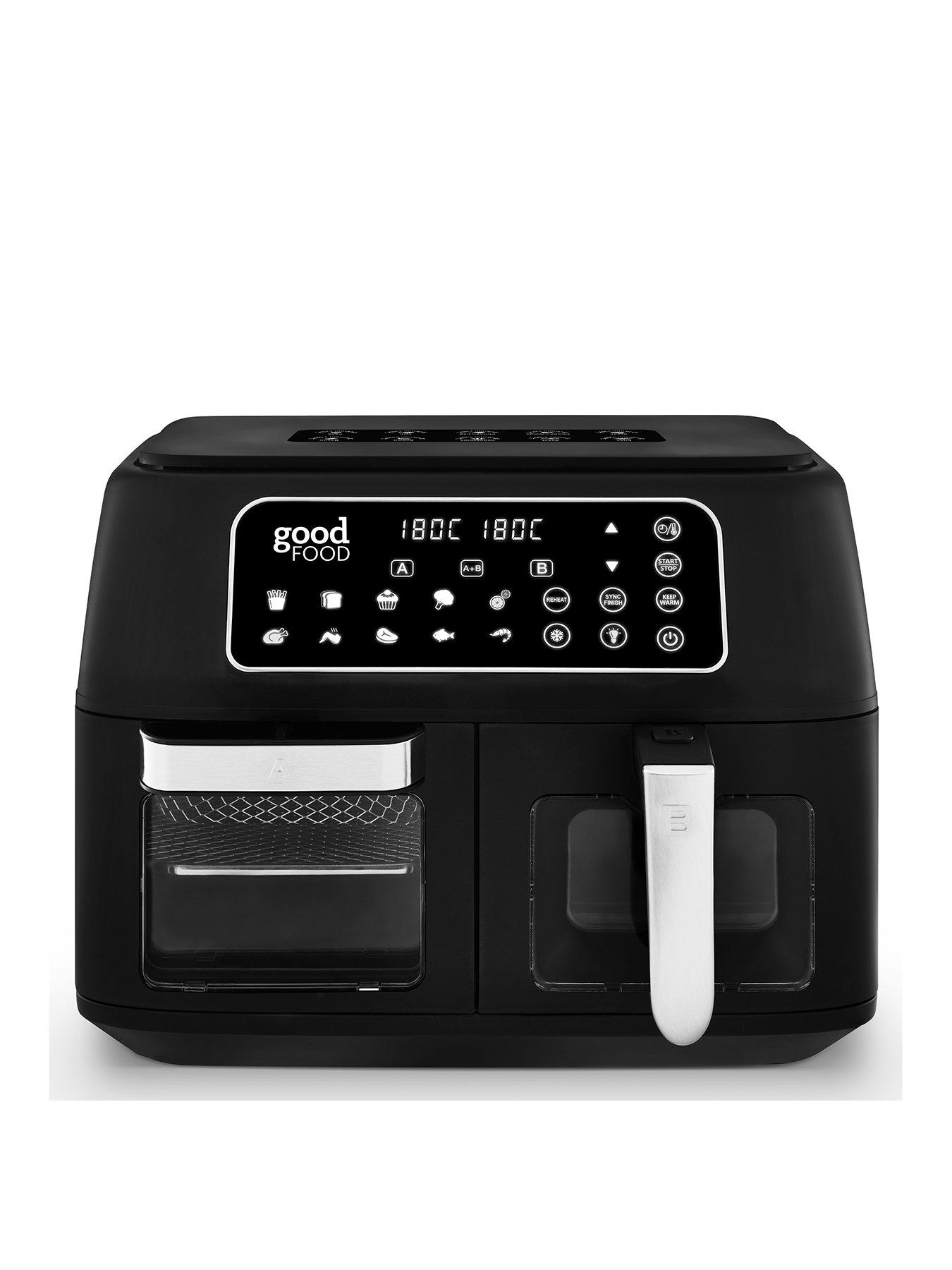 Image of Good Food by Tower GF17015 10L Dual Sided Oven  &  Basket Air Fryer, 2400W - Black