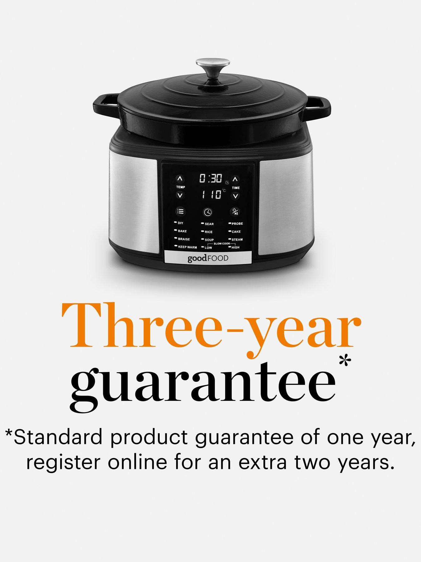 Image 6 of 8 of Good Food by Tower GF16012 12-in-1 Multi Cooker with Cast Iron Pot, 1500W - Black &amp; Stainless Steel