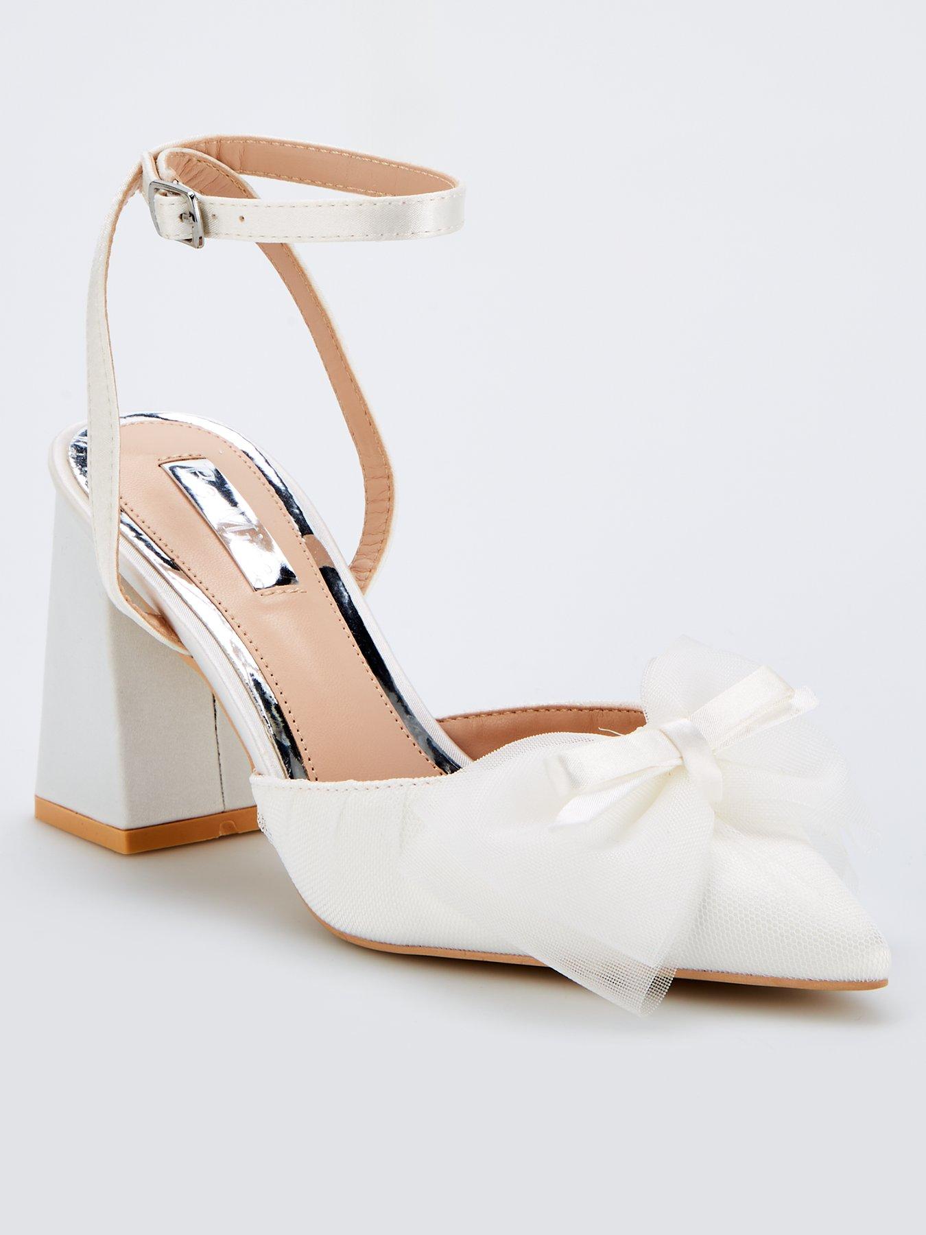 undefined Be Mine Jomi Heeled Sandals - Ivory Satin