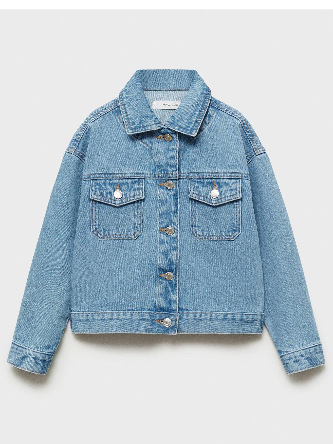 undefined Girls Denim Jacket - Blue