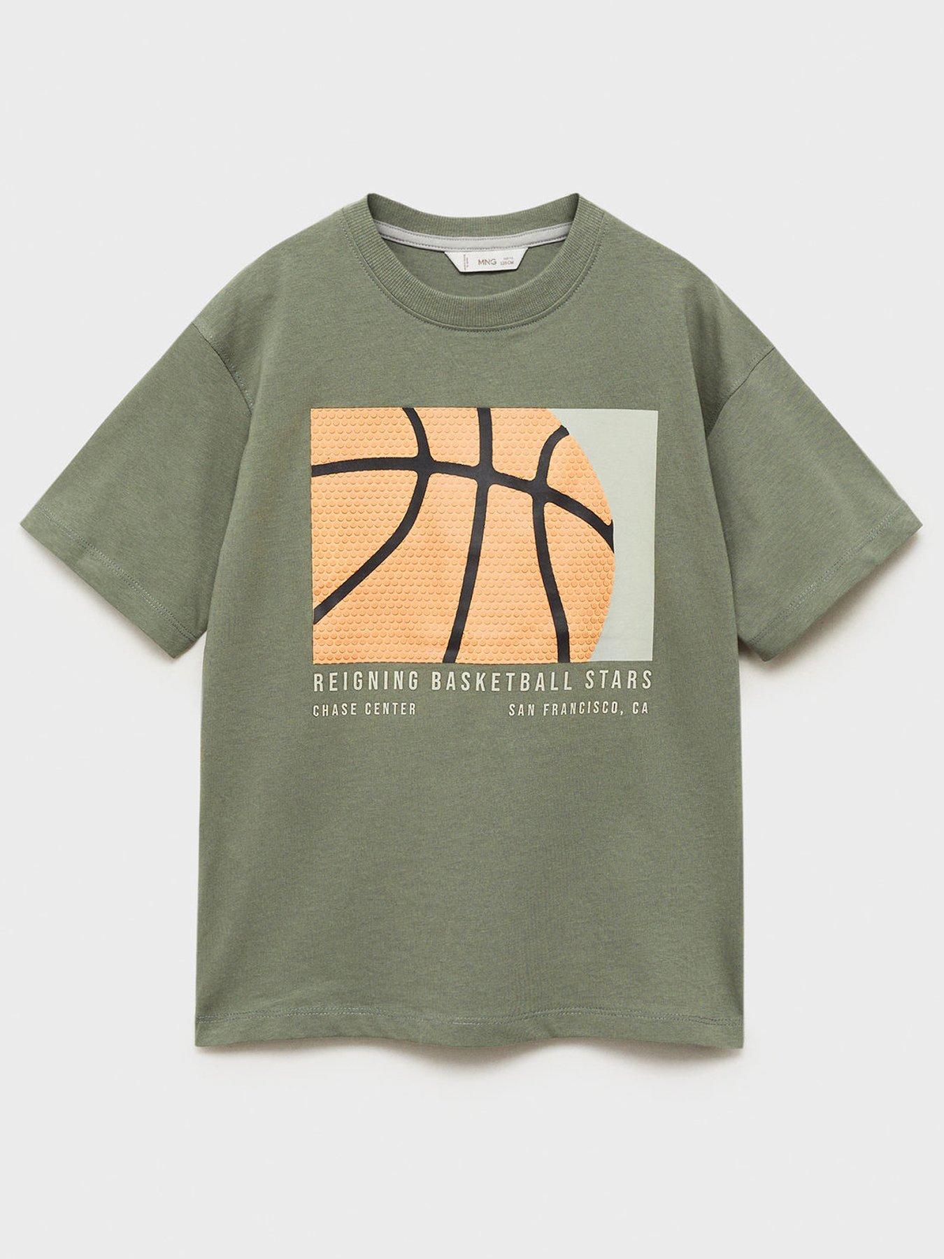 undefined Boys Basketball Short Sleeve T-Shirt - Green
