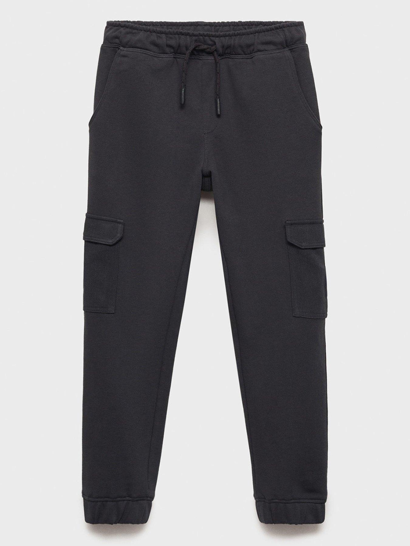 undefined Boys Cargo Joggers - Dark Grey
