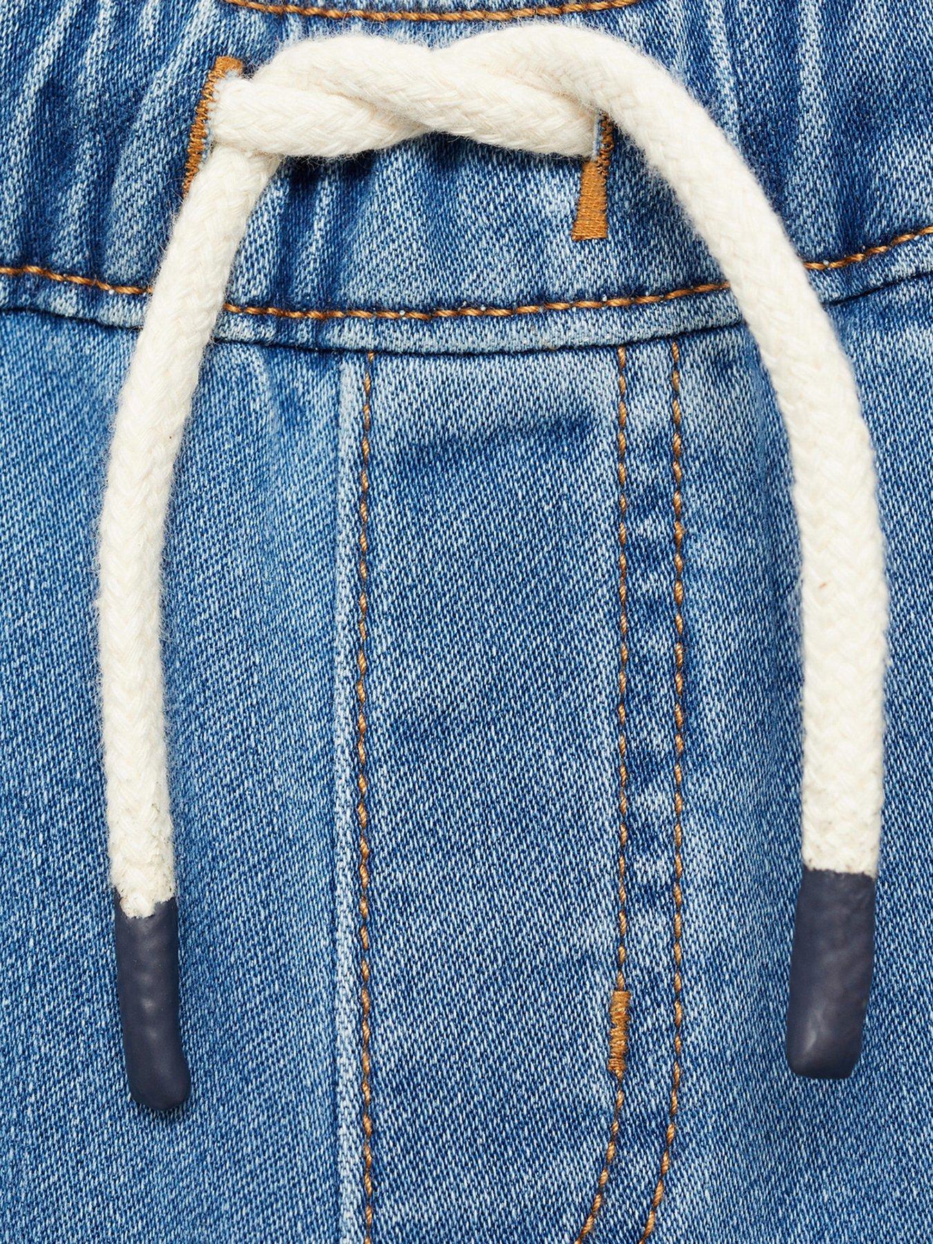 Image 4 of 4 of Mango Boys Elasticated Waist Jeans - Blue