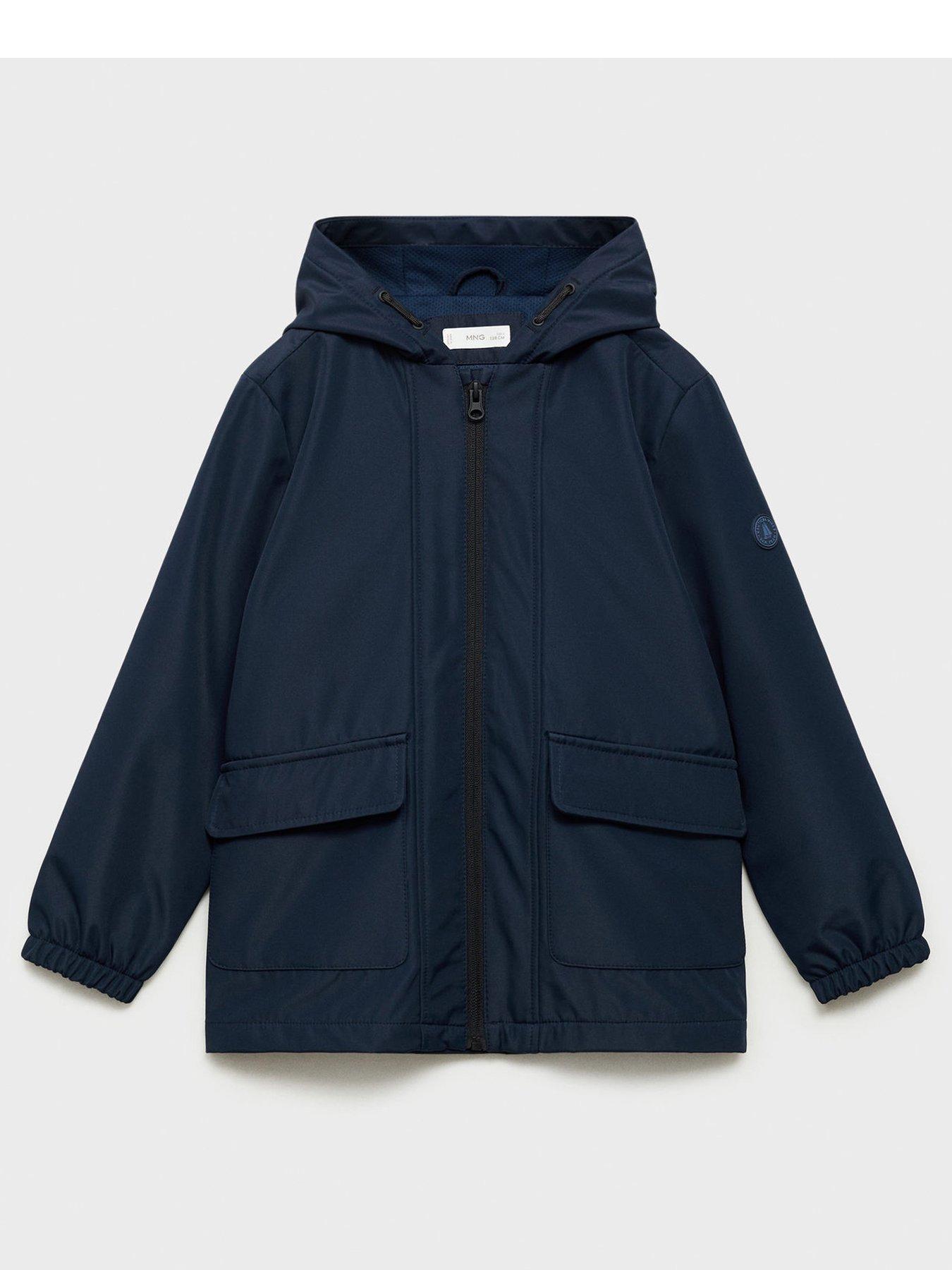 undefined Boys Hooded Jacket - Navy