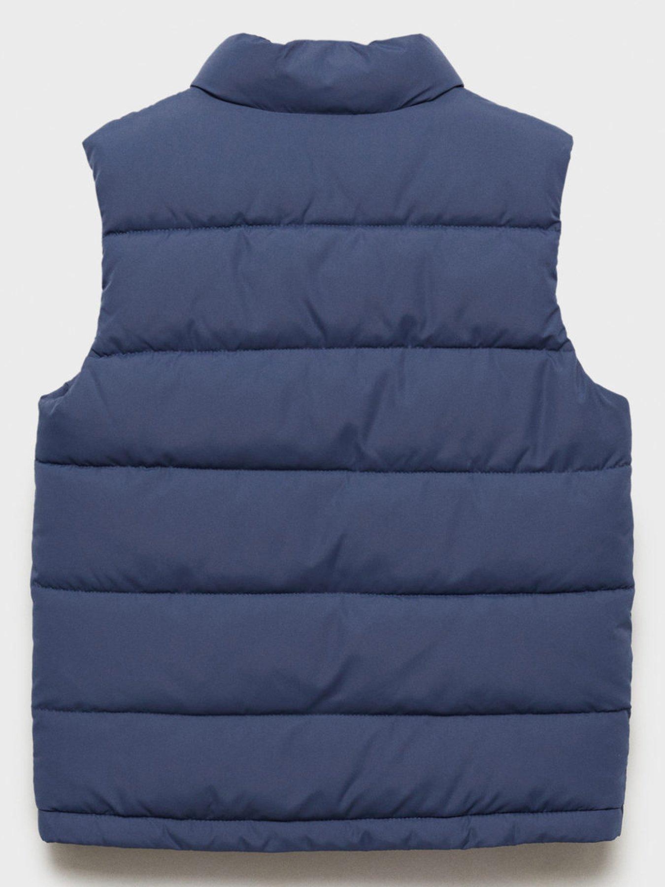 Image 2 of 4 of Mango Boys Padded Gilet - Blue
