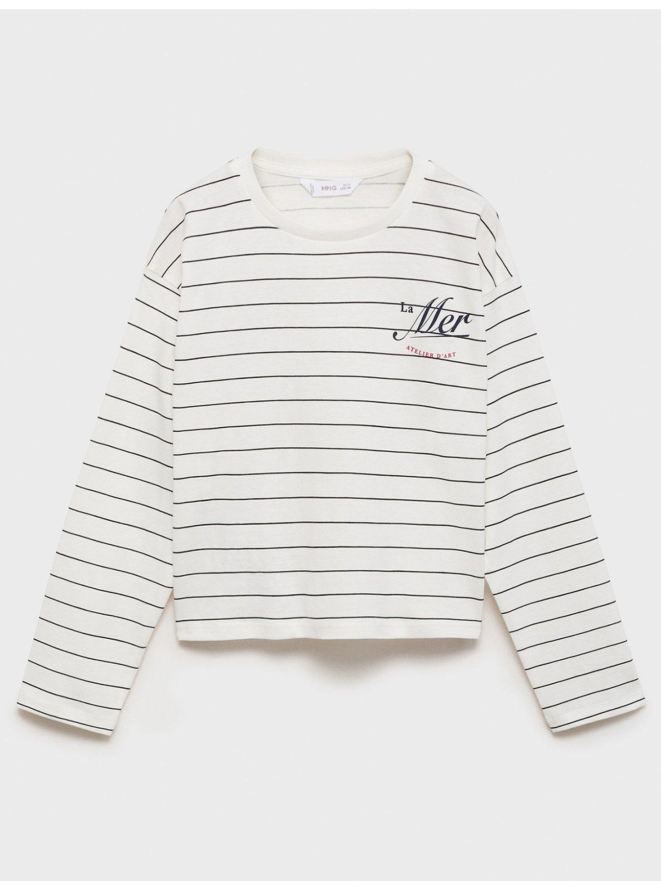 undefined Girls Collared Knitted Jumper - Cream