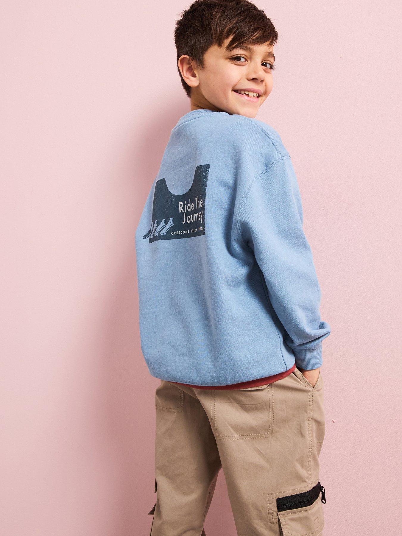 undefined Boys Skateboarding Sweat - Blue