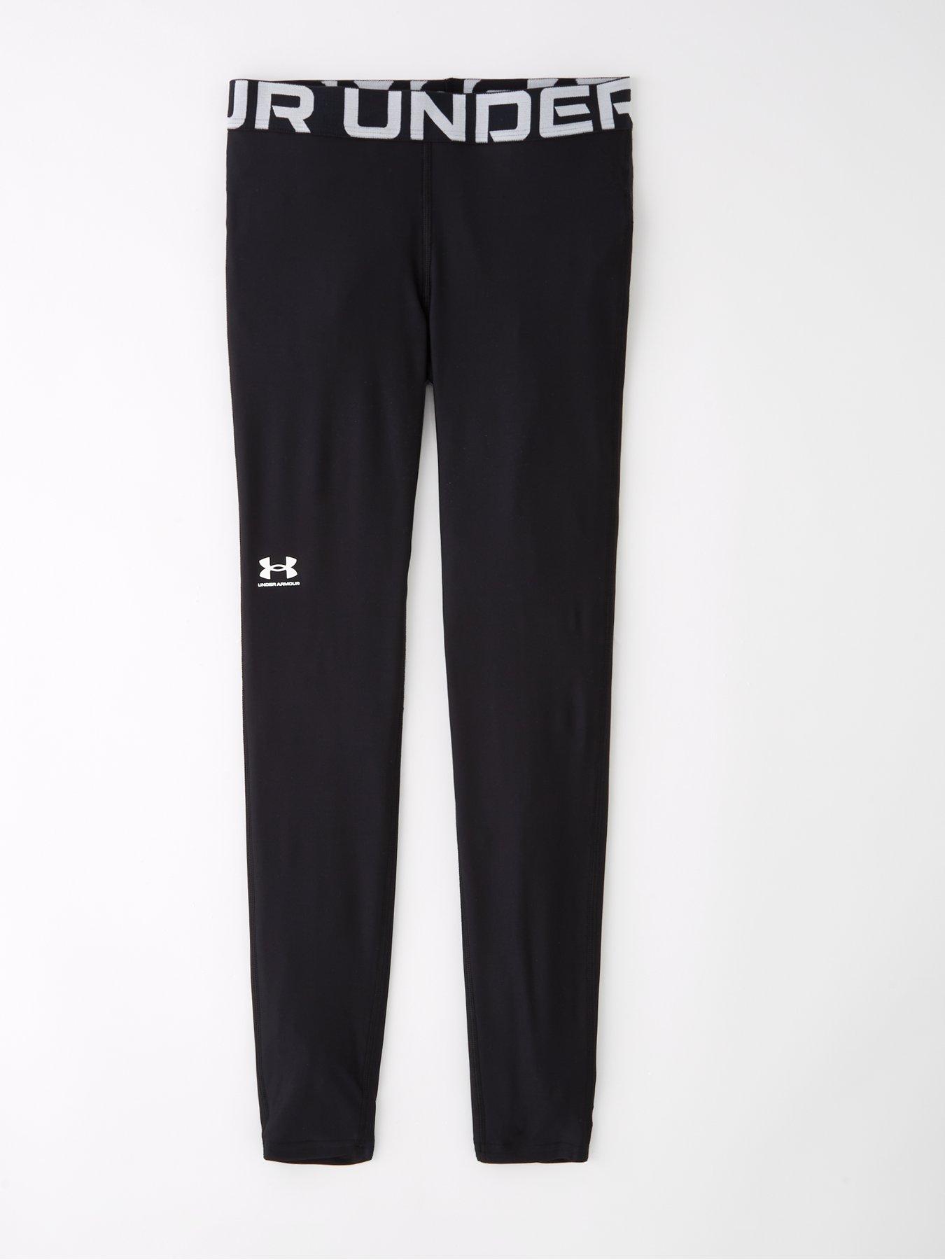 undefined Junior Girls Training Heatgear Tights - Black