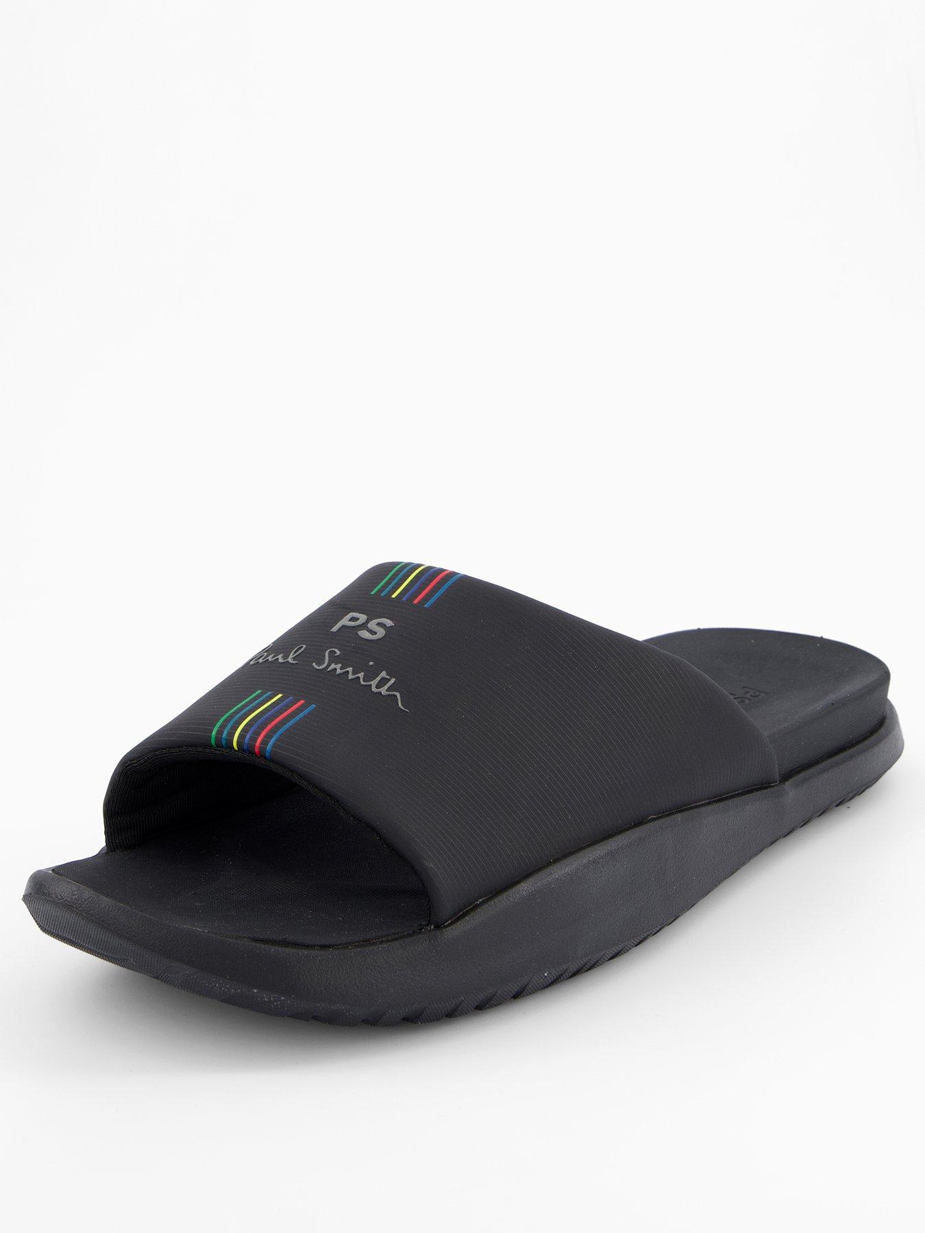 undefined Men's Powel Logo Slides - Black