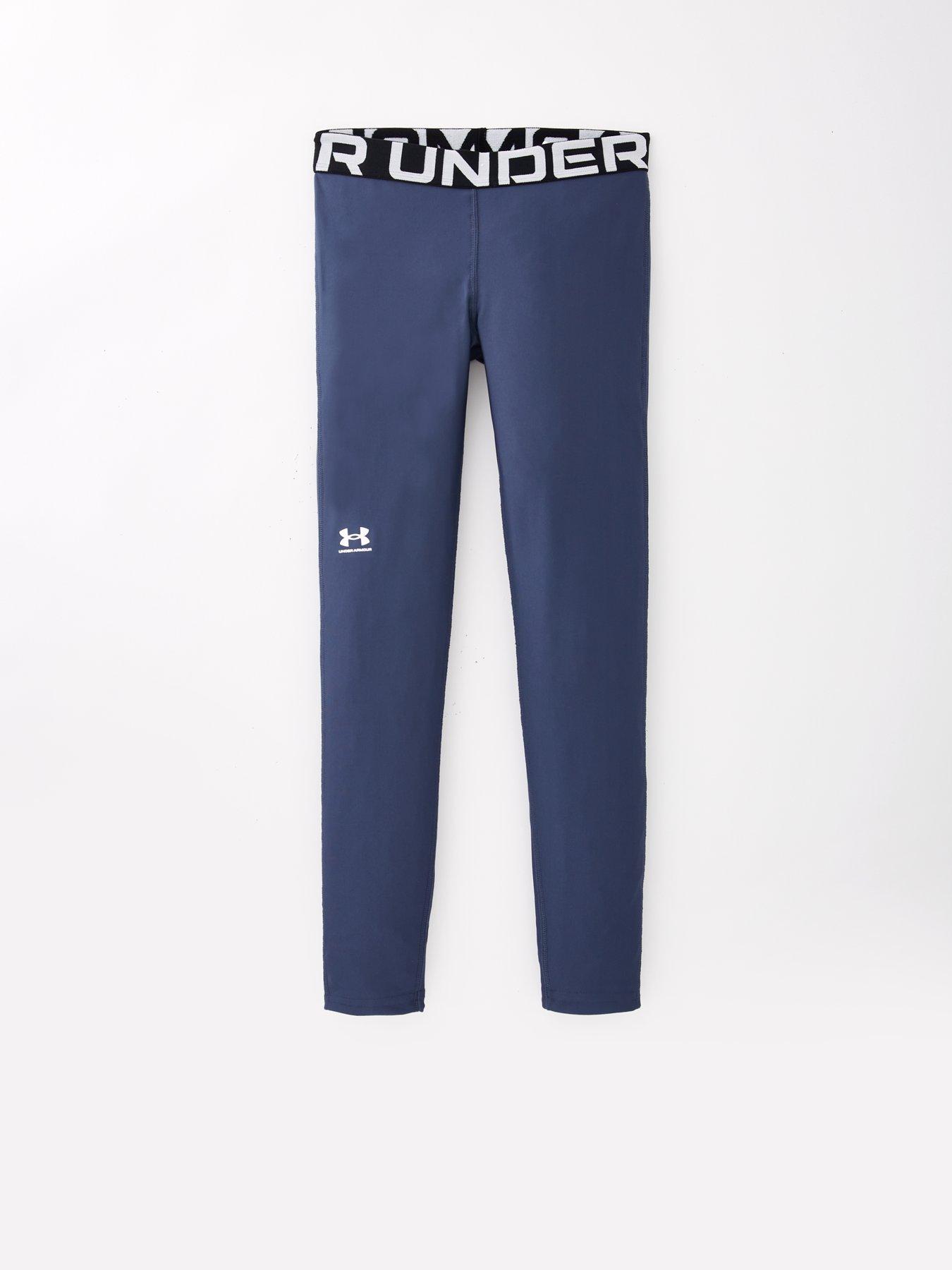 Image 5 of 6 of UNDER ARMOUR Junior Girls Training Heatgear Tights - Grey