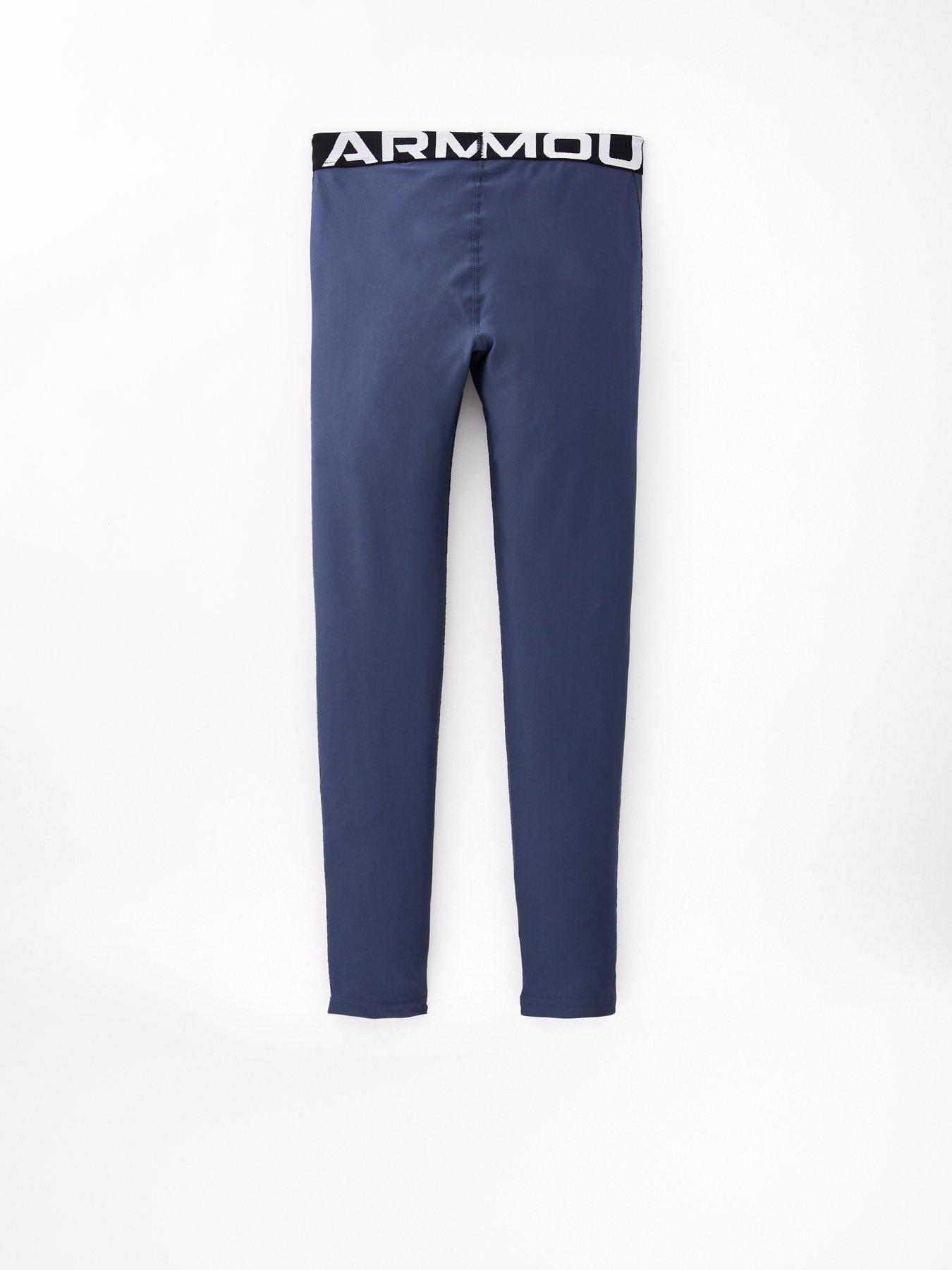 Image 6 of 6 of UNDER ARMOUR Junior Girls Training Heatgear Tights - Grey