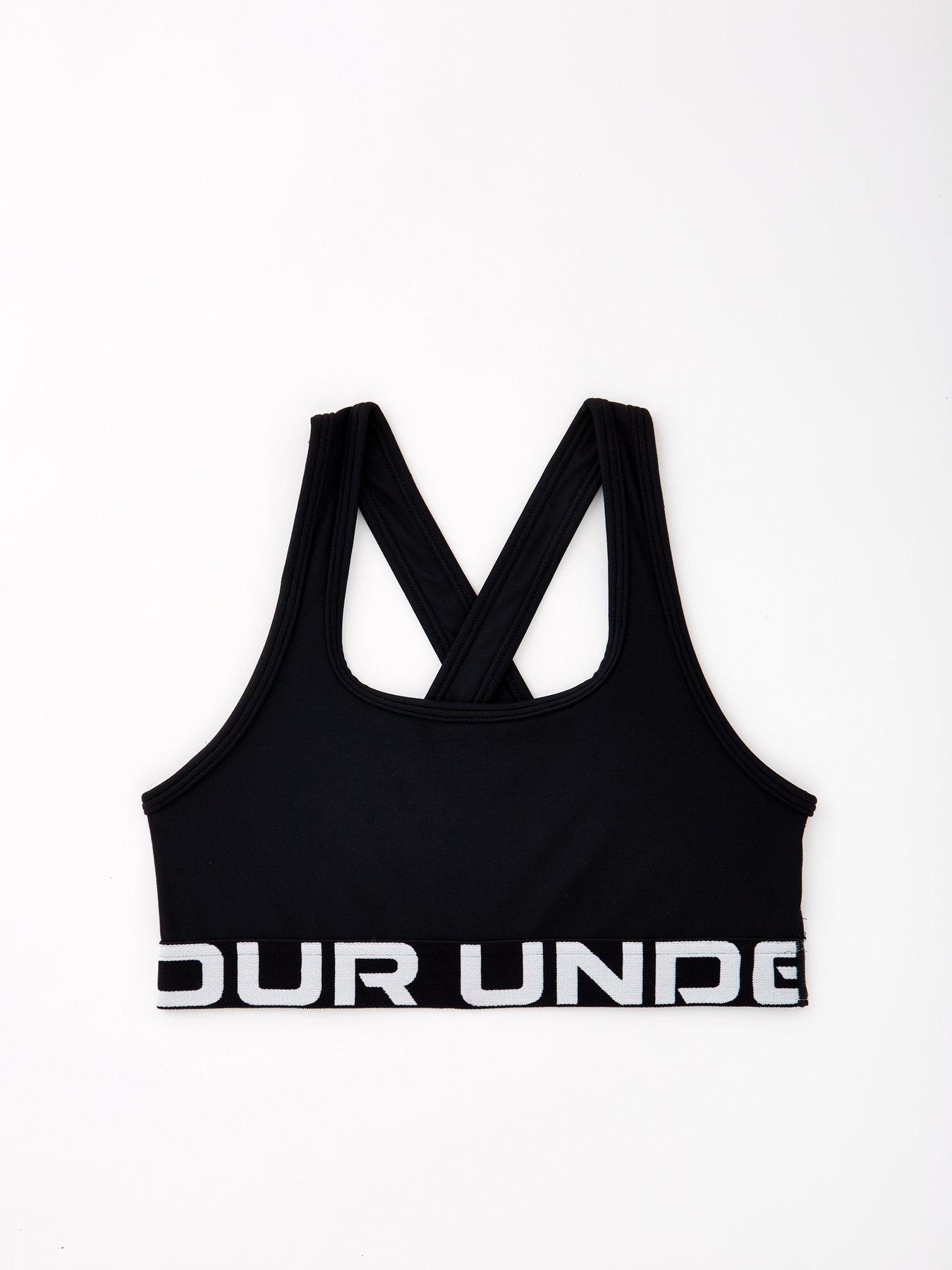 Image 5 of 6 of UNDER ARMOUR Junior Girls Training Crossback Sports Bra - Black