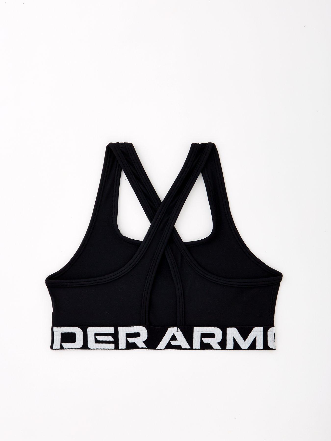 Image 6 of 6 of UNDER ARMOUR Junior Girls Training Crossback Sports Bra - Black