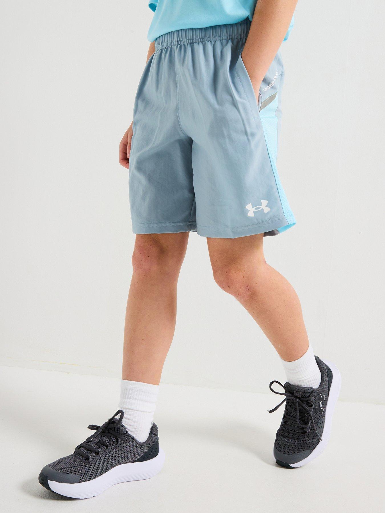 undefined Junior Boys Training Tech Utility Woven Shorts - Blue