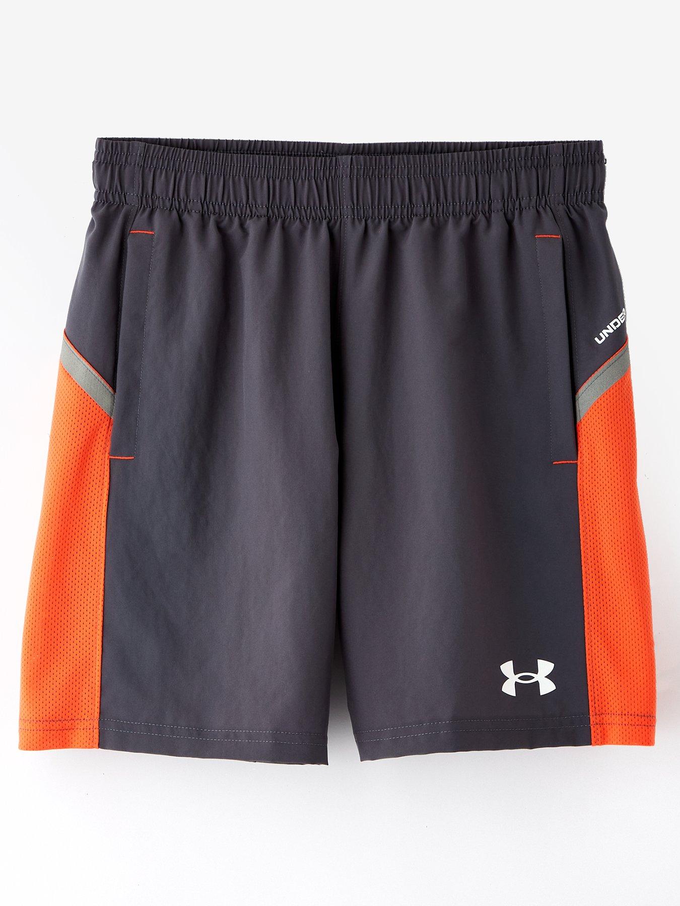 undefined Junior Boys Training Tech Utility Woven Shorts - Grey