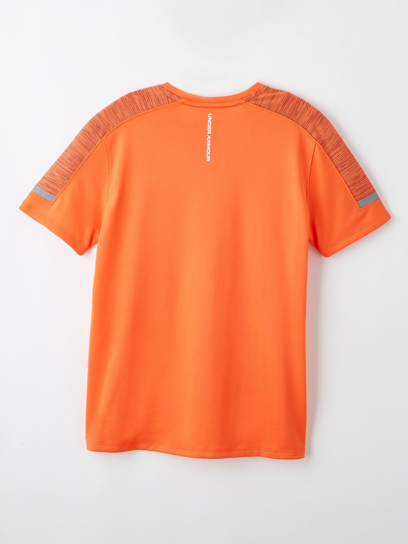 Image 2 of 4 of UNDER ARMOUR Junior Boys Training Tech Utility T-Shirt - Red