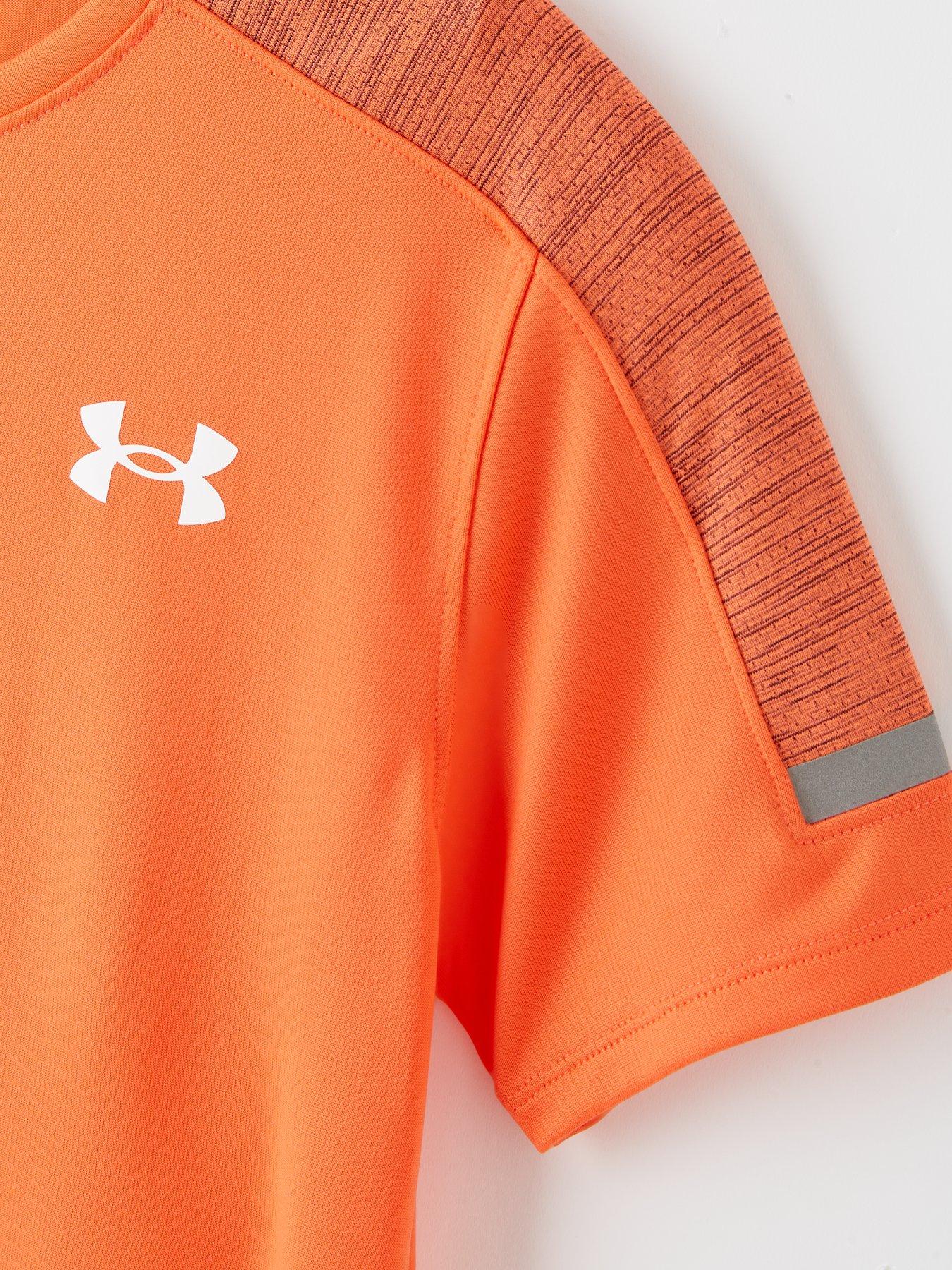Image 3 of 4 of UNDER ARMOUR Junior Boys Training Tech Utility T-Shirt - Red