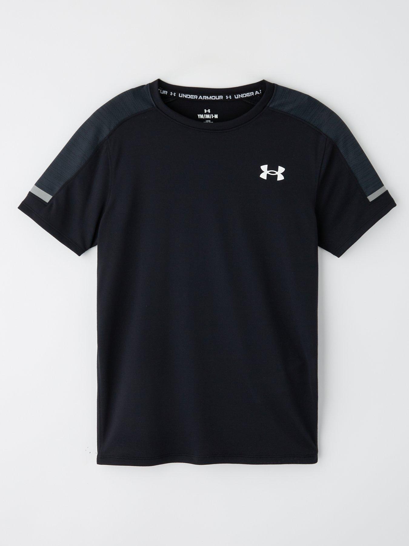 undefined Junior Boys Training Tech Utility T-Shirt - Black