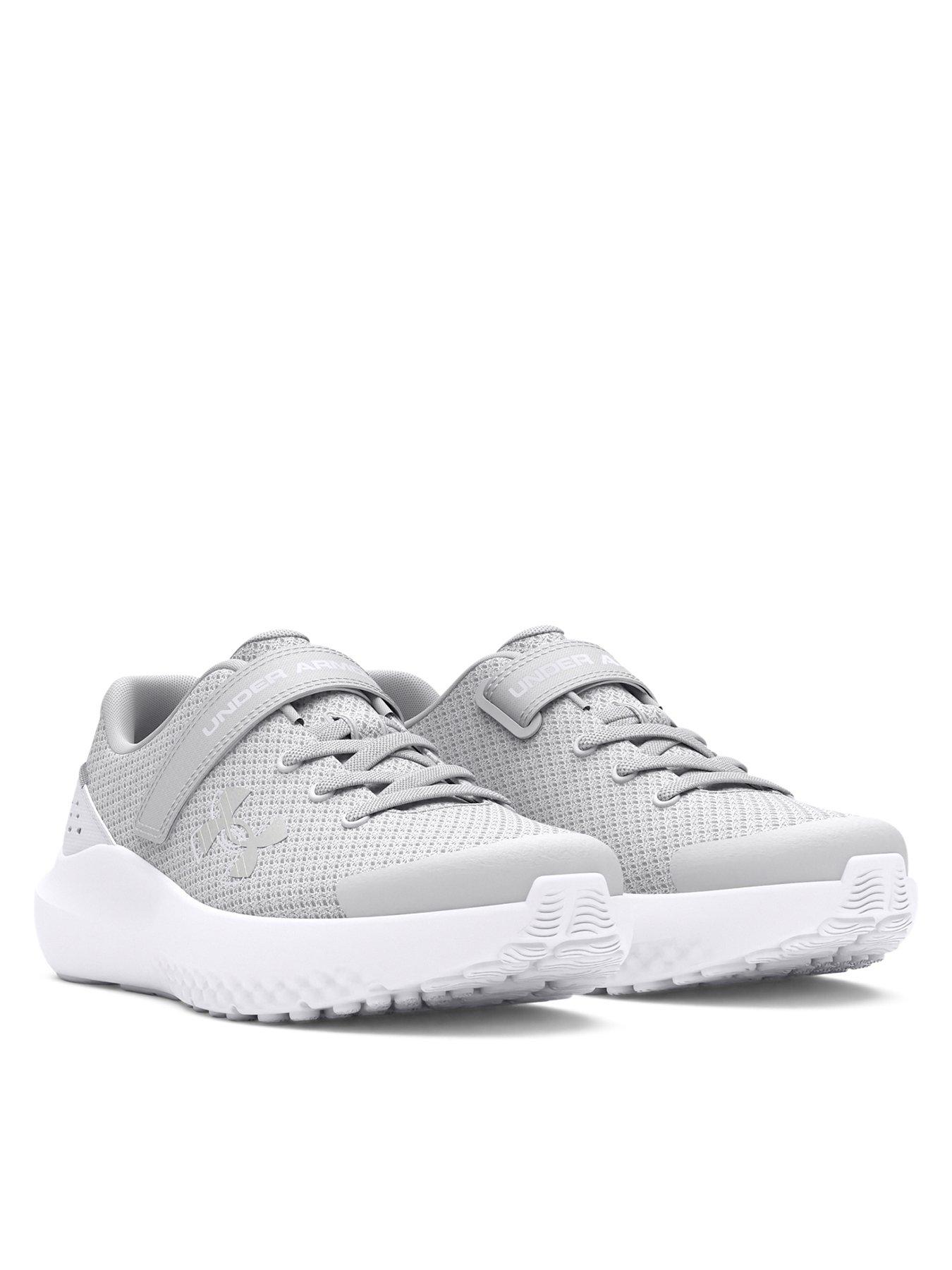Image 3 of 5 of UNDER ARMOUR Kids Girls Surge 4 Trainers - Grey
