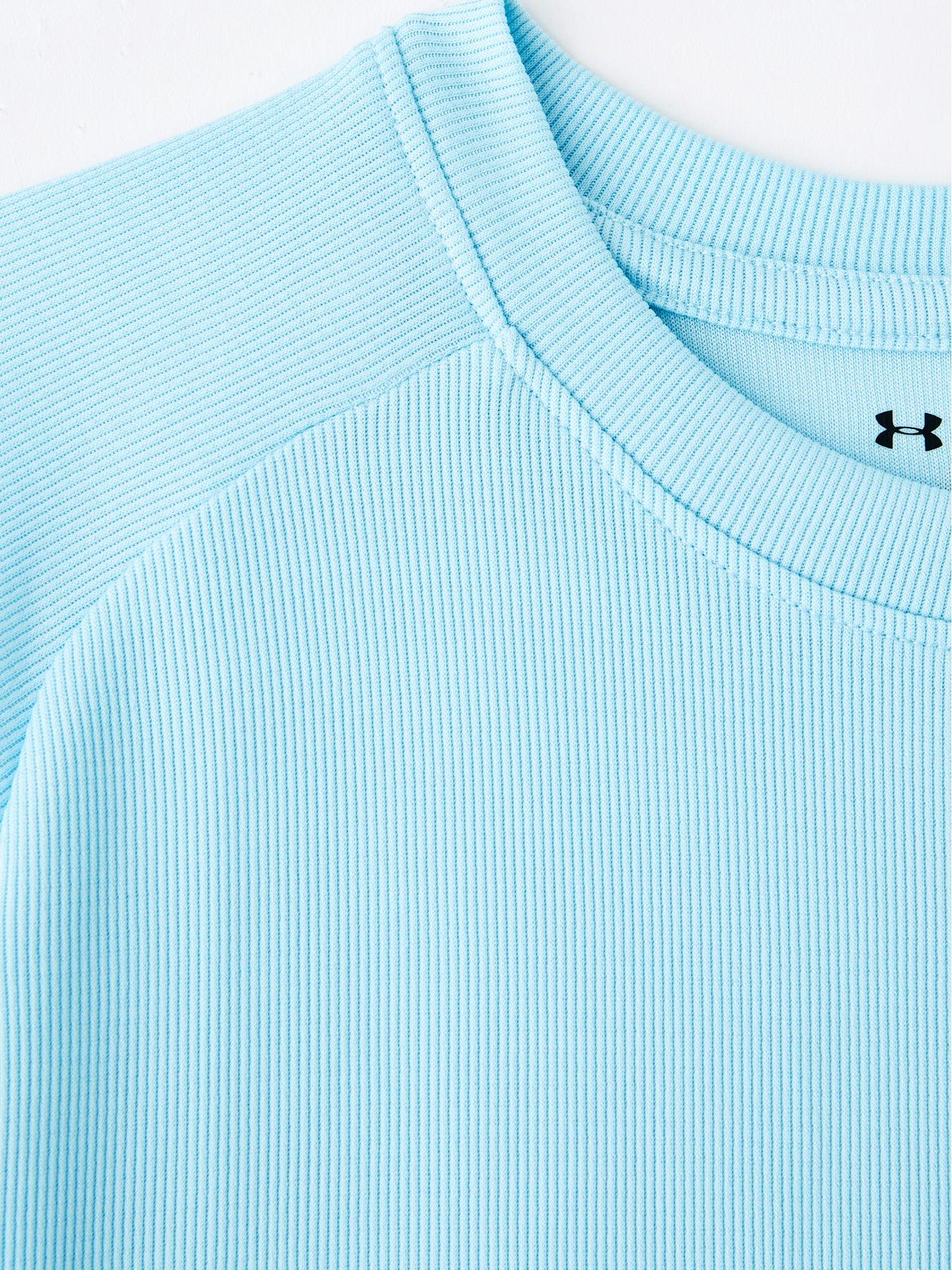Image 4 of 4 of UNDER ARMOUR Junior Boys Training Tech Textured T-Shirt - Blue