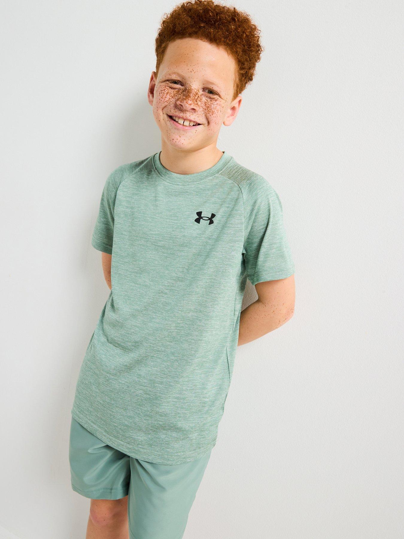 undefined Junior Boys Training Tech 20 T-Shirt - Green