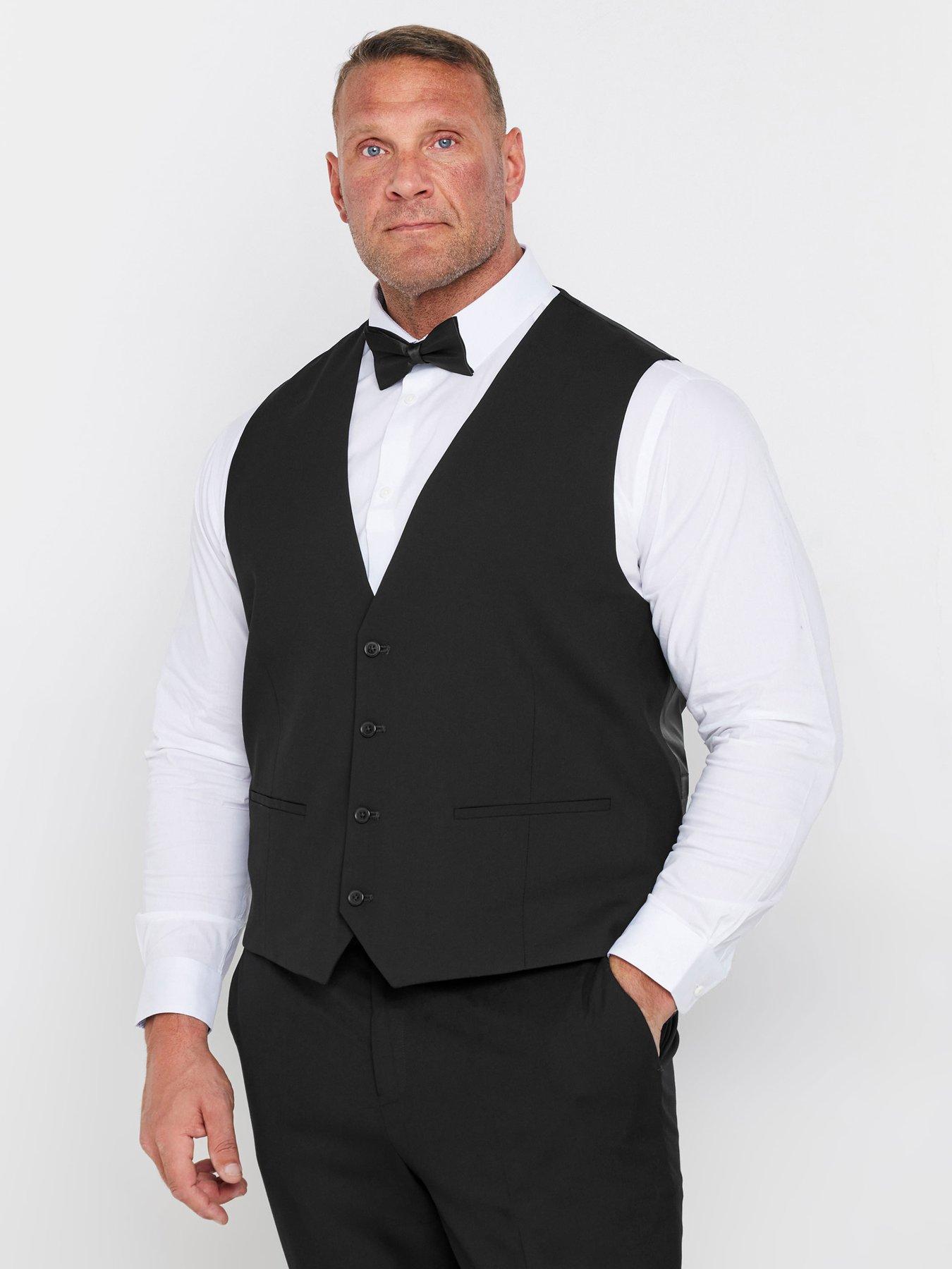 Badrhino Tailoring Suit Waistcoat - Black